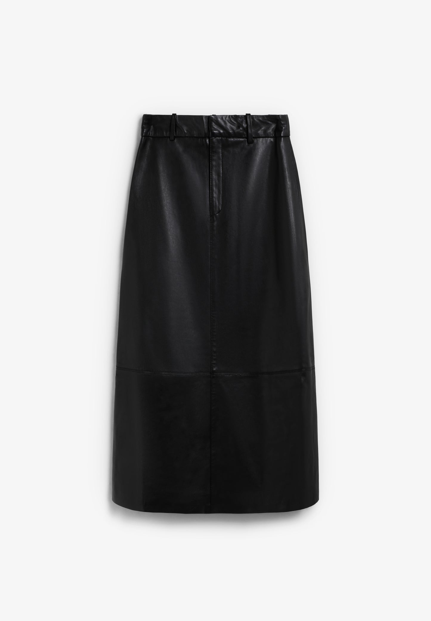 SCLEATHERMIDI SKIRT