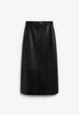 SCLEATHERMIDI SKIRT