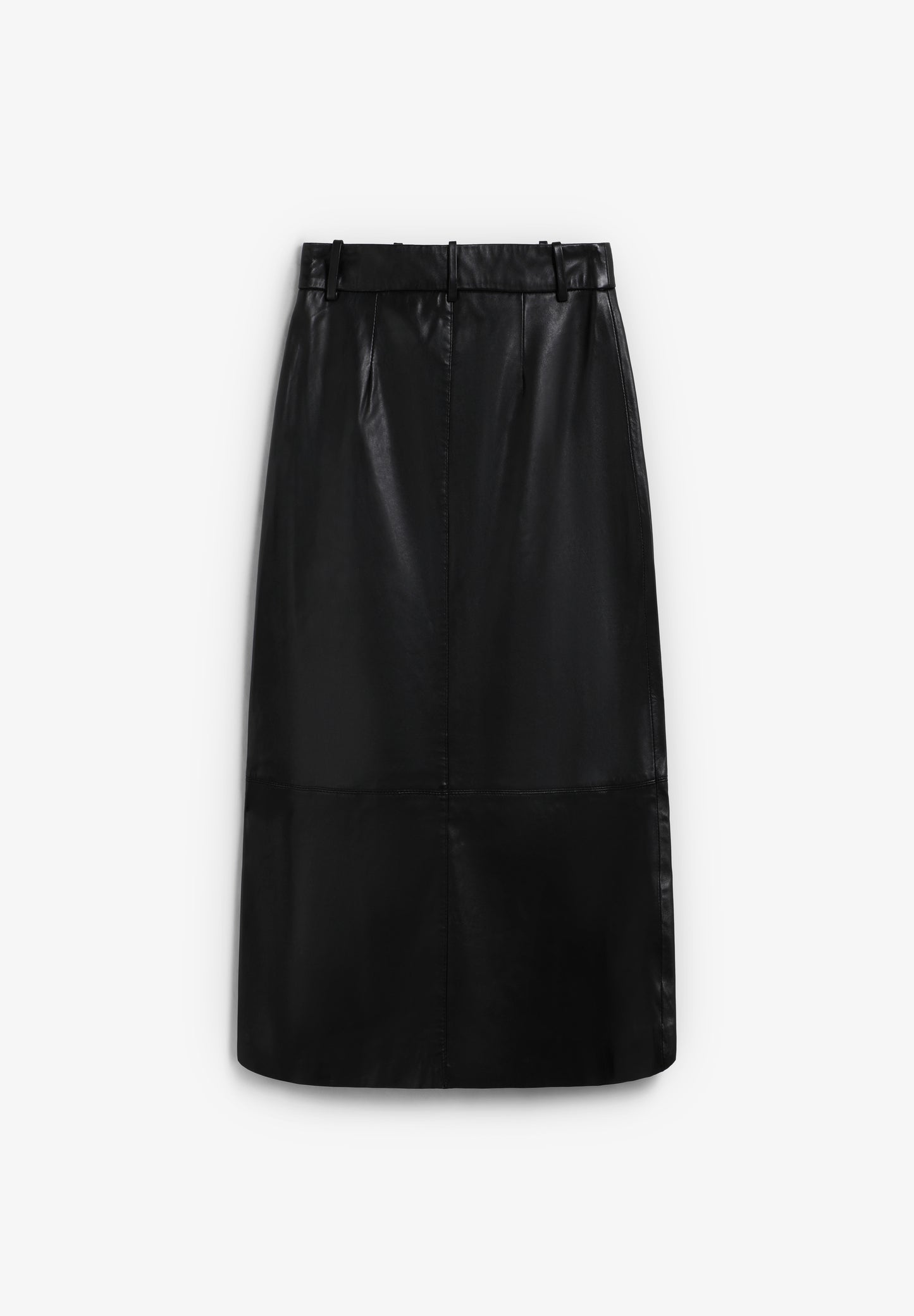 SCLEATHERMIDI SKIRT