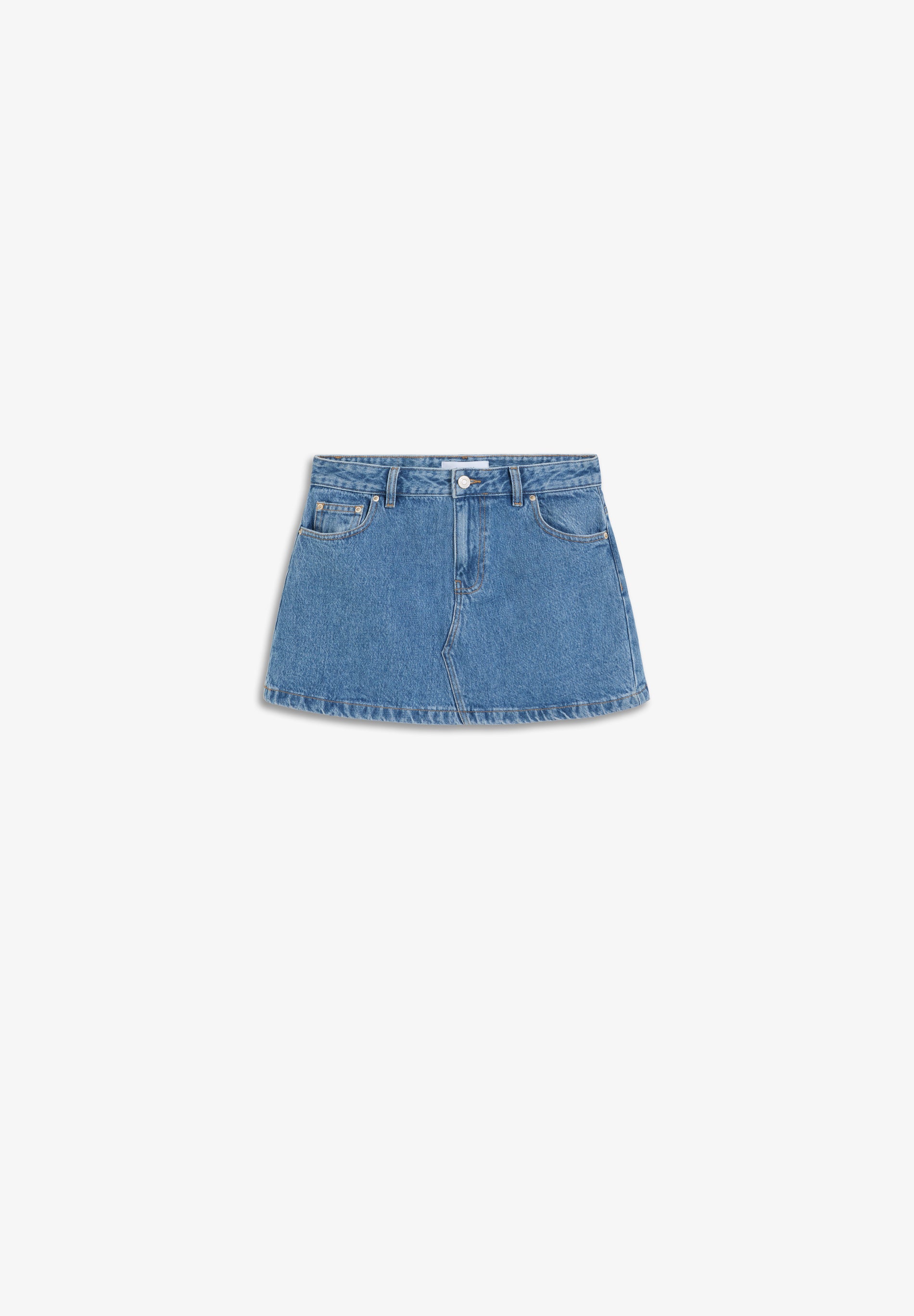 MINI FALDA DENIM