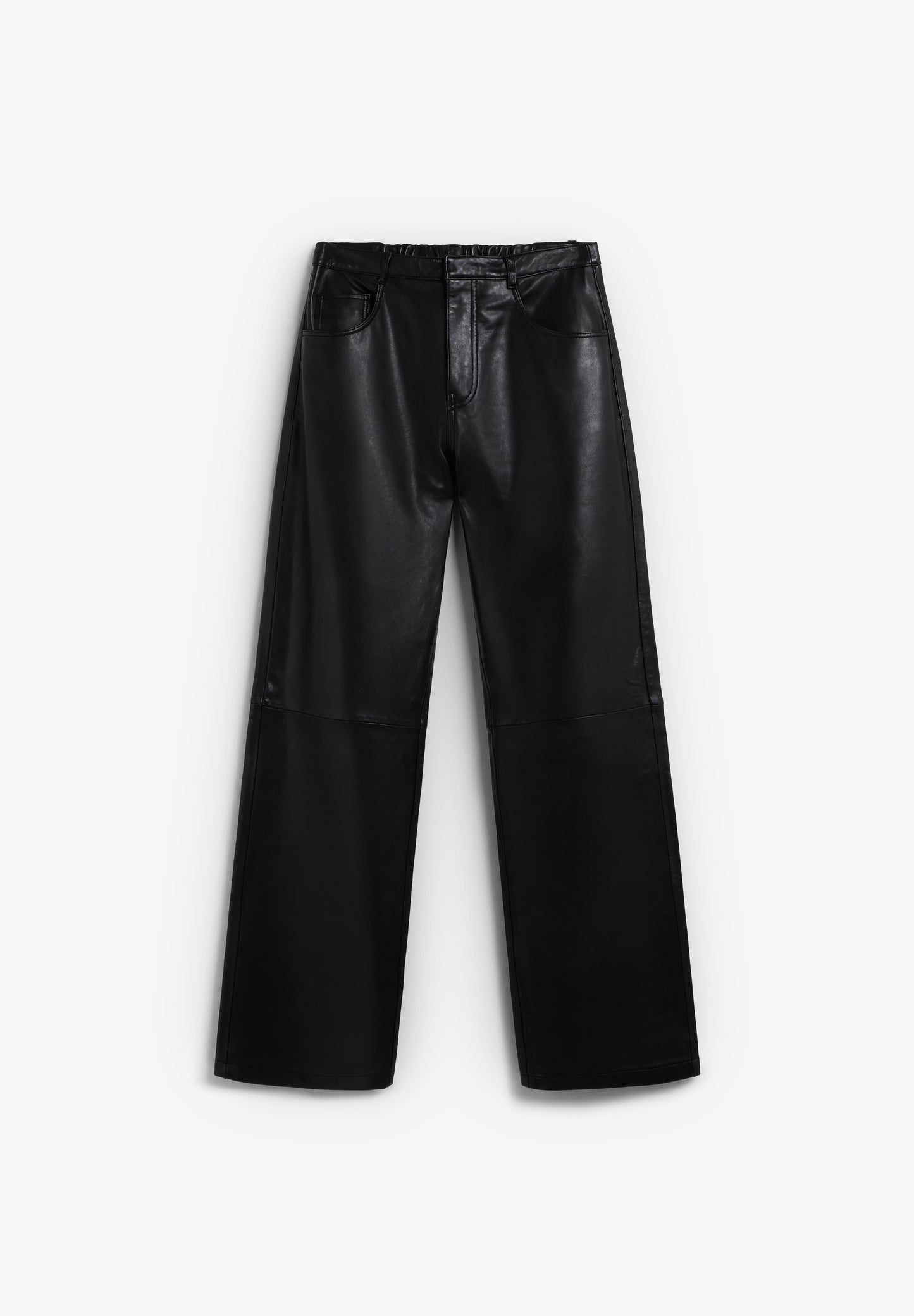 SCLEATHERPLEAT PANT