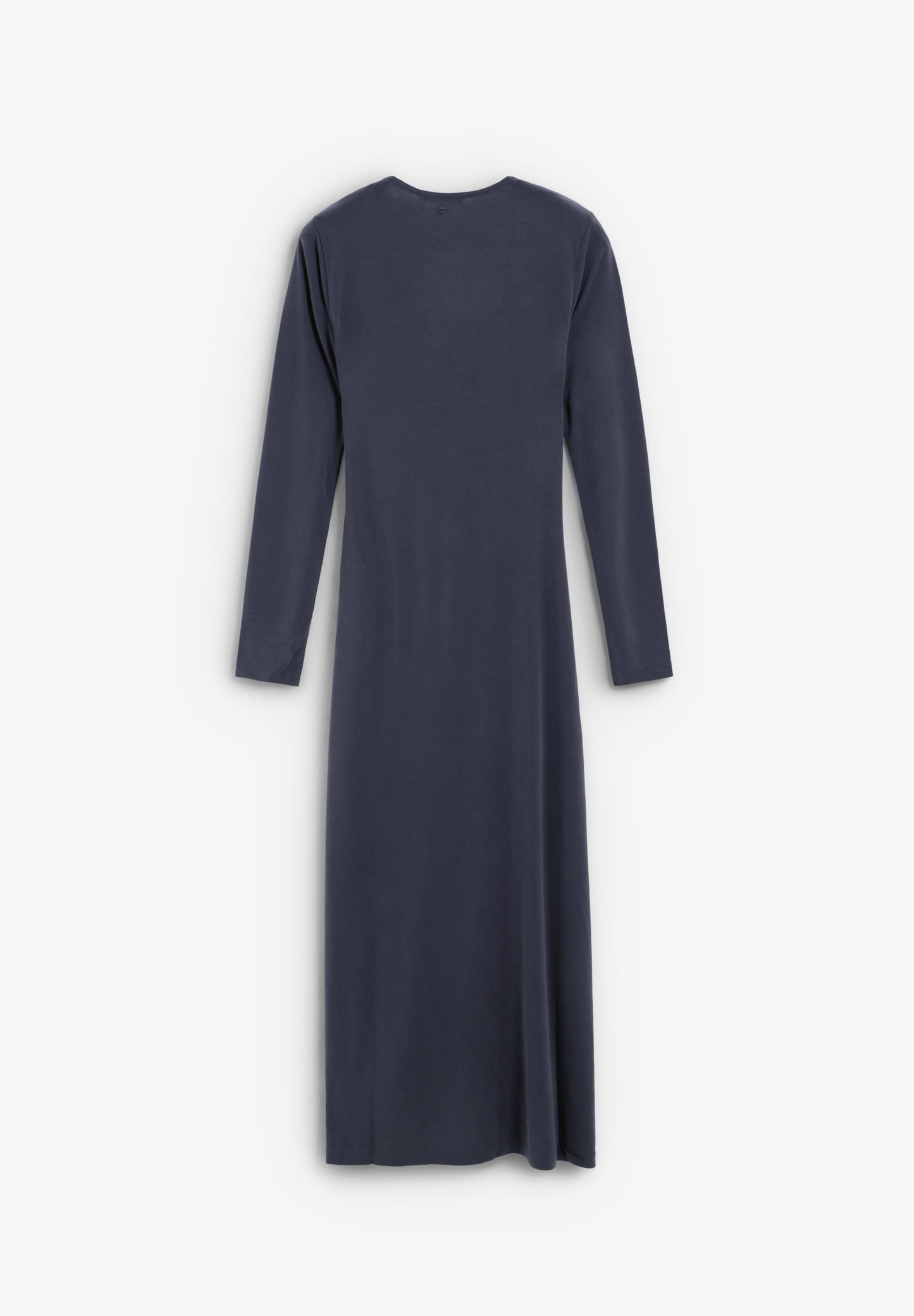 VESTIDO LARGO FRUNCIDO ABERTURA