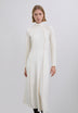 VESTIDO MIDI PUNTO OVERLOCK