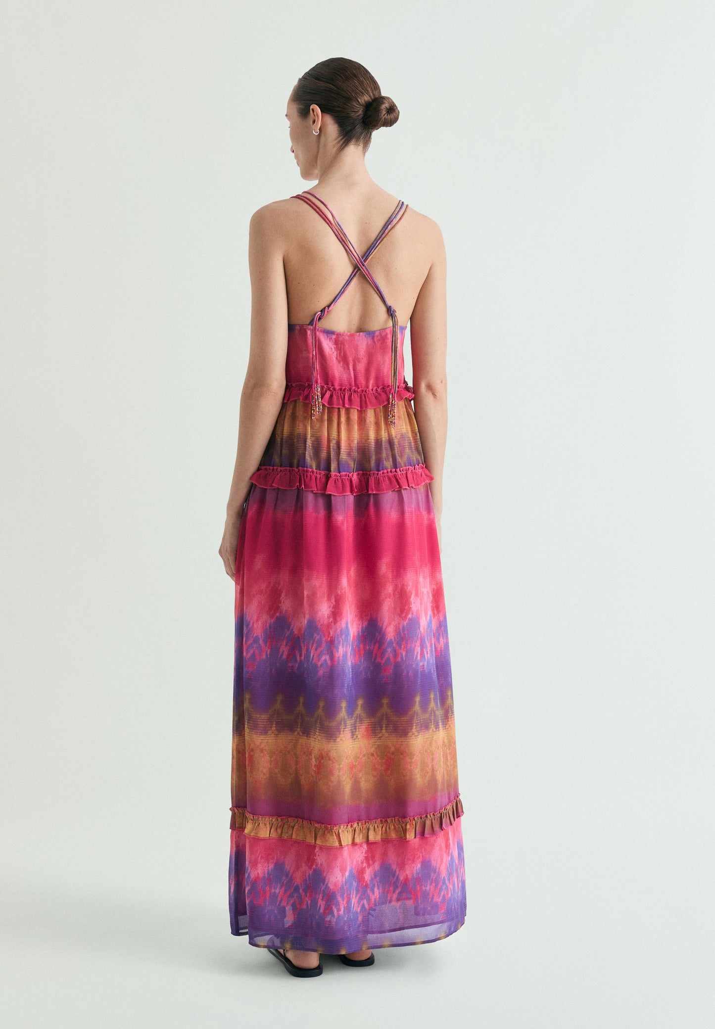 VESTIDO TIE DYE ABALORIOS
