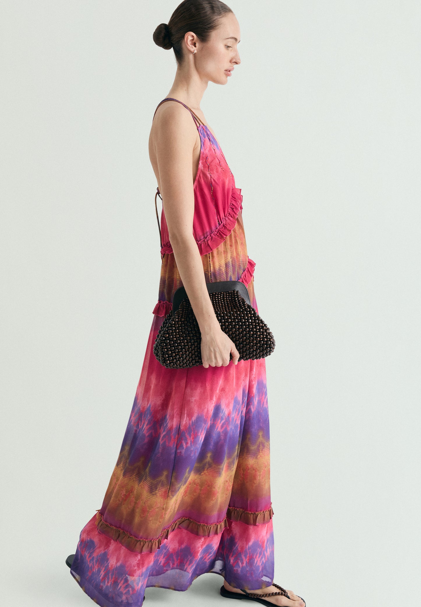 VESTIDO TIE DYE ABALORIOS