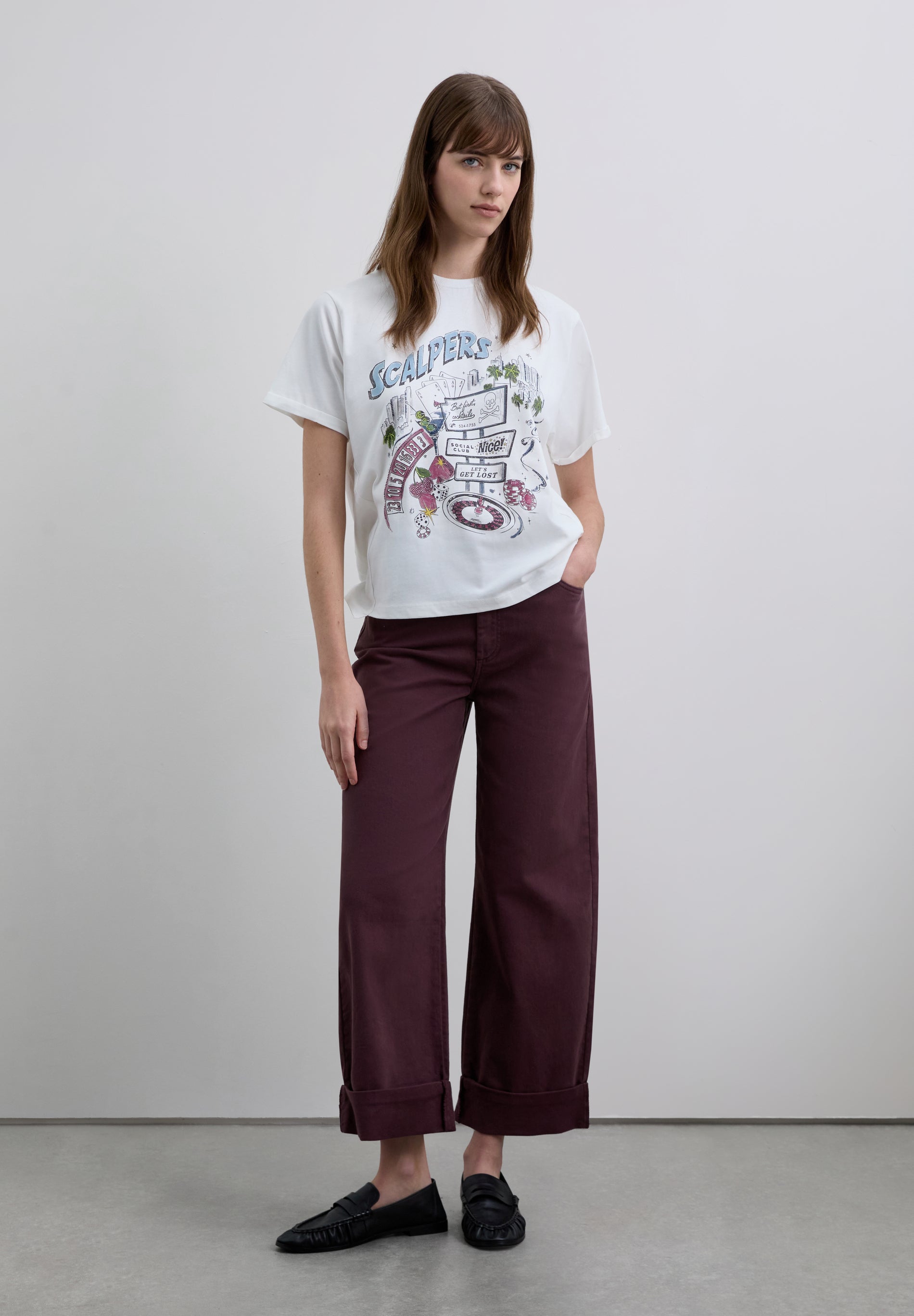 CAMISETA ASIMÉTRICA PRINT