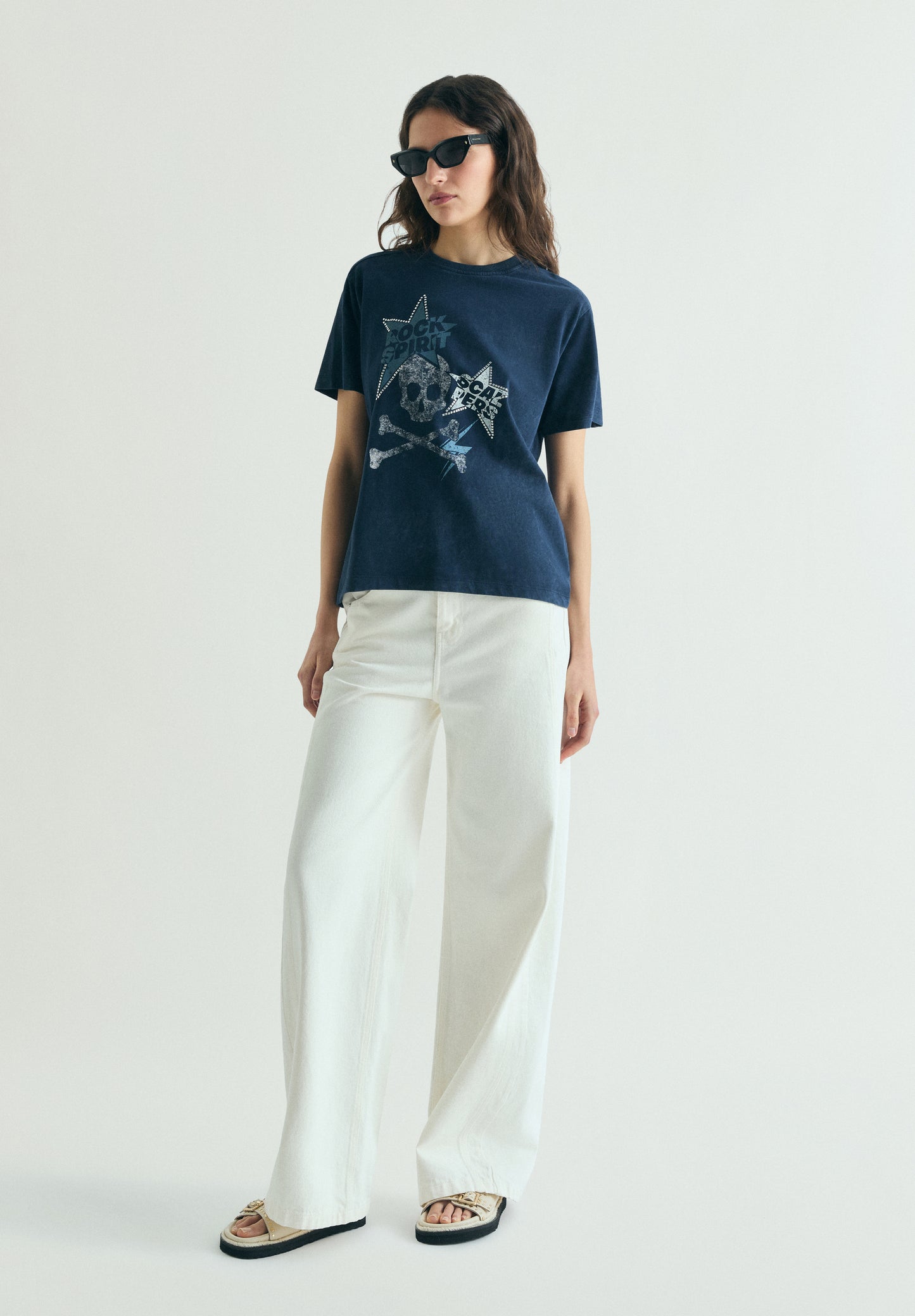 CAMISETA CALAVERA ROCK