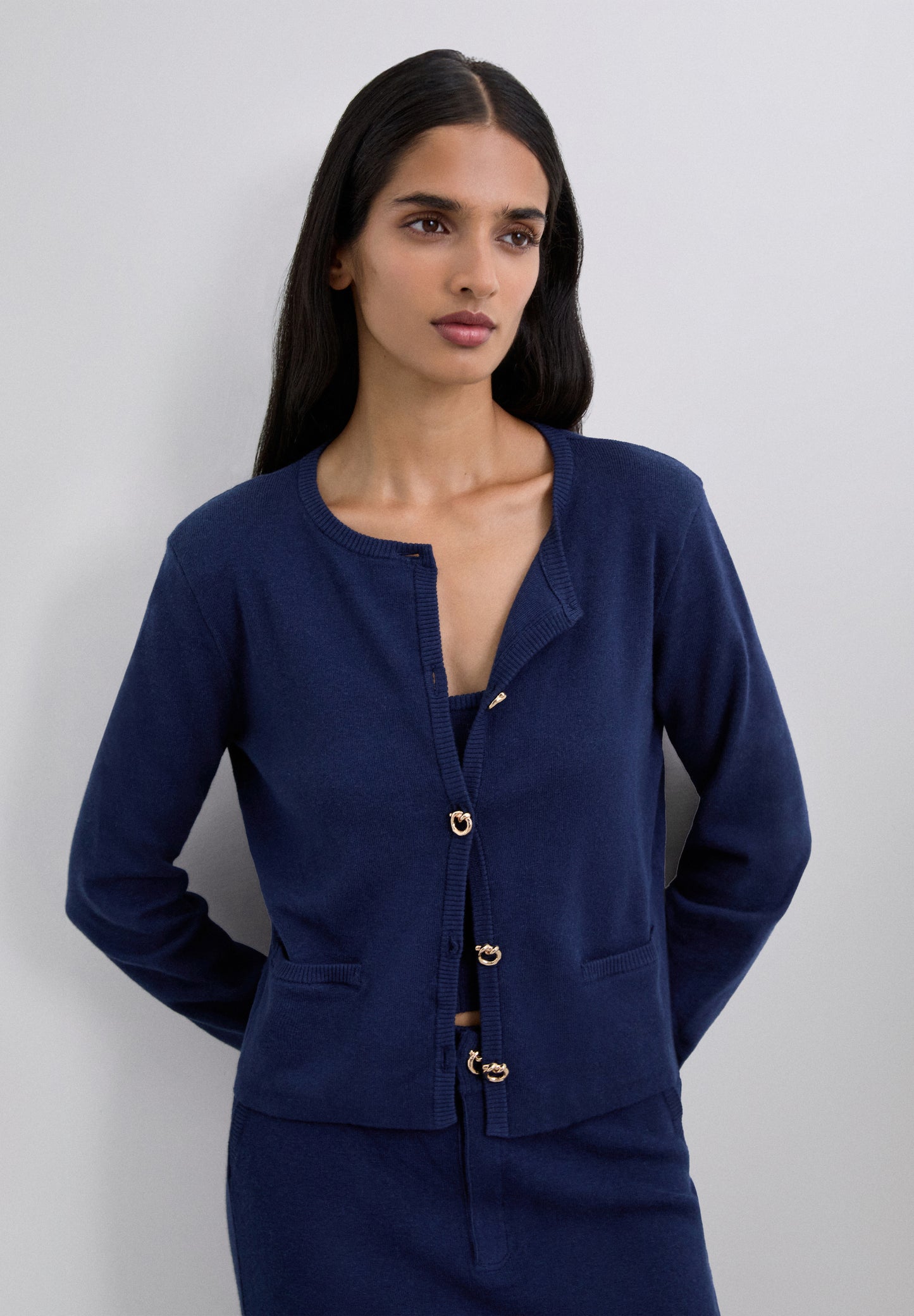 SCCASUALKNITSET CARDIGAN