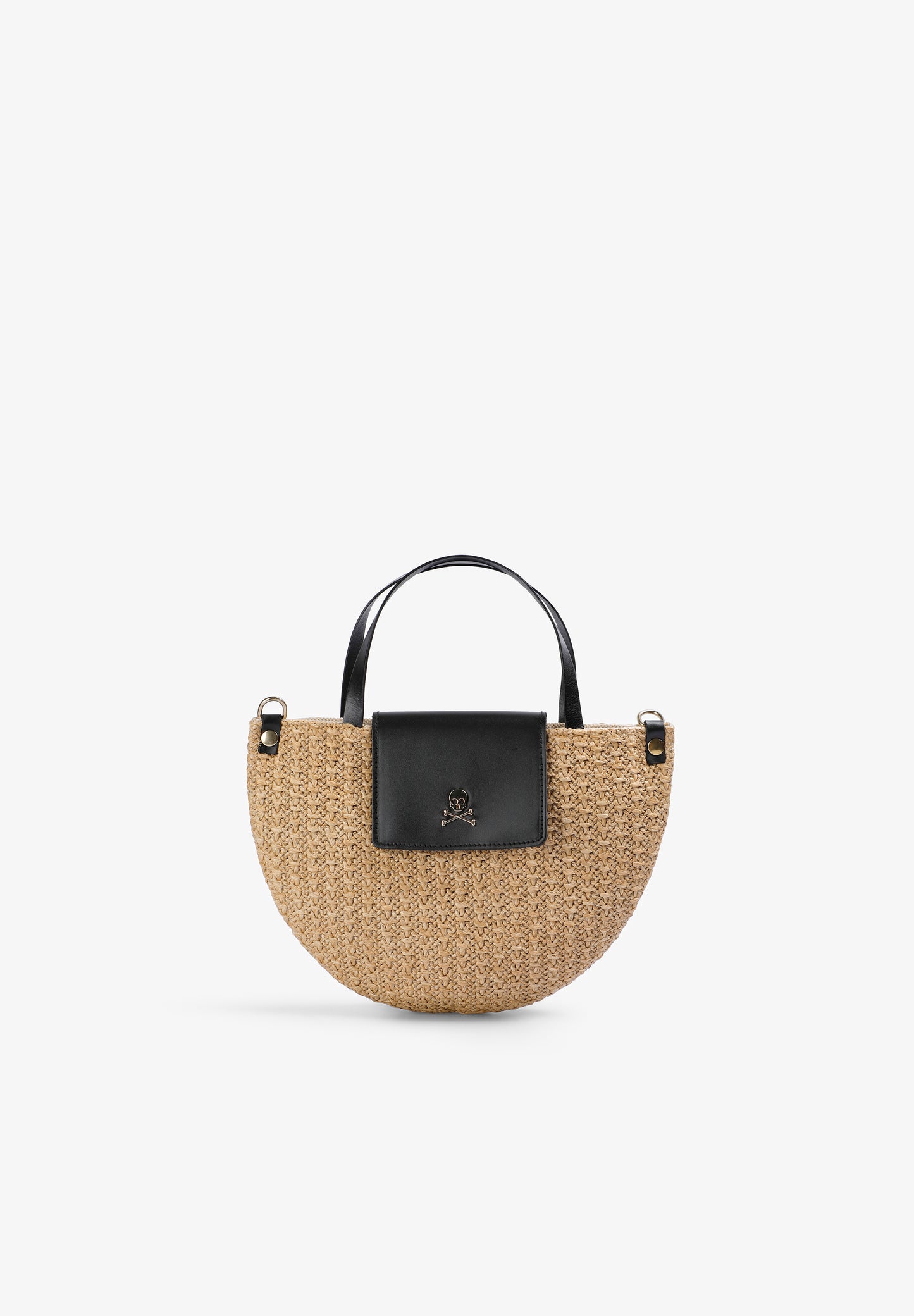 BOLSO RAFIA MEDIA LUNA