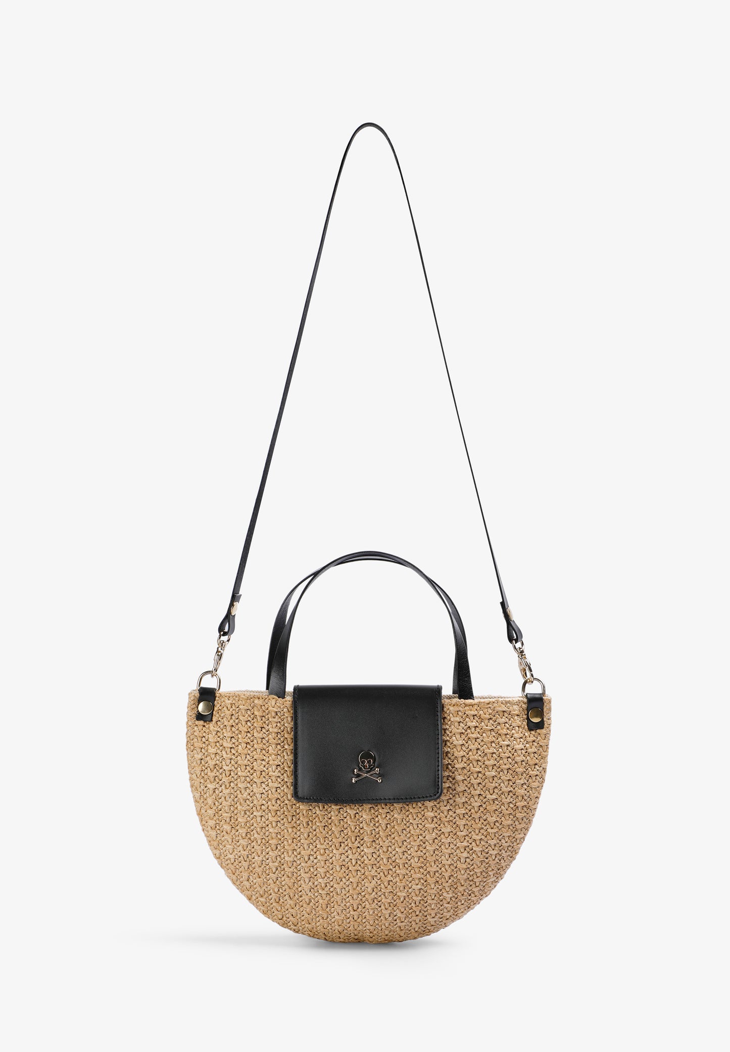 BOLSO RAFIA MEDIA LUNA