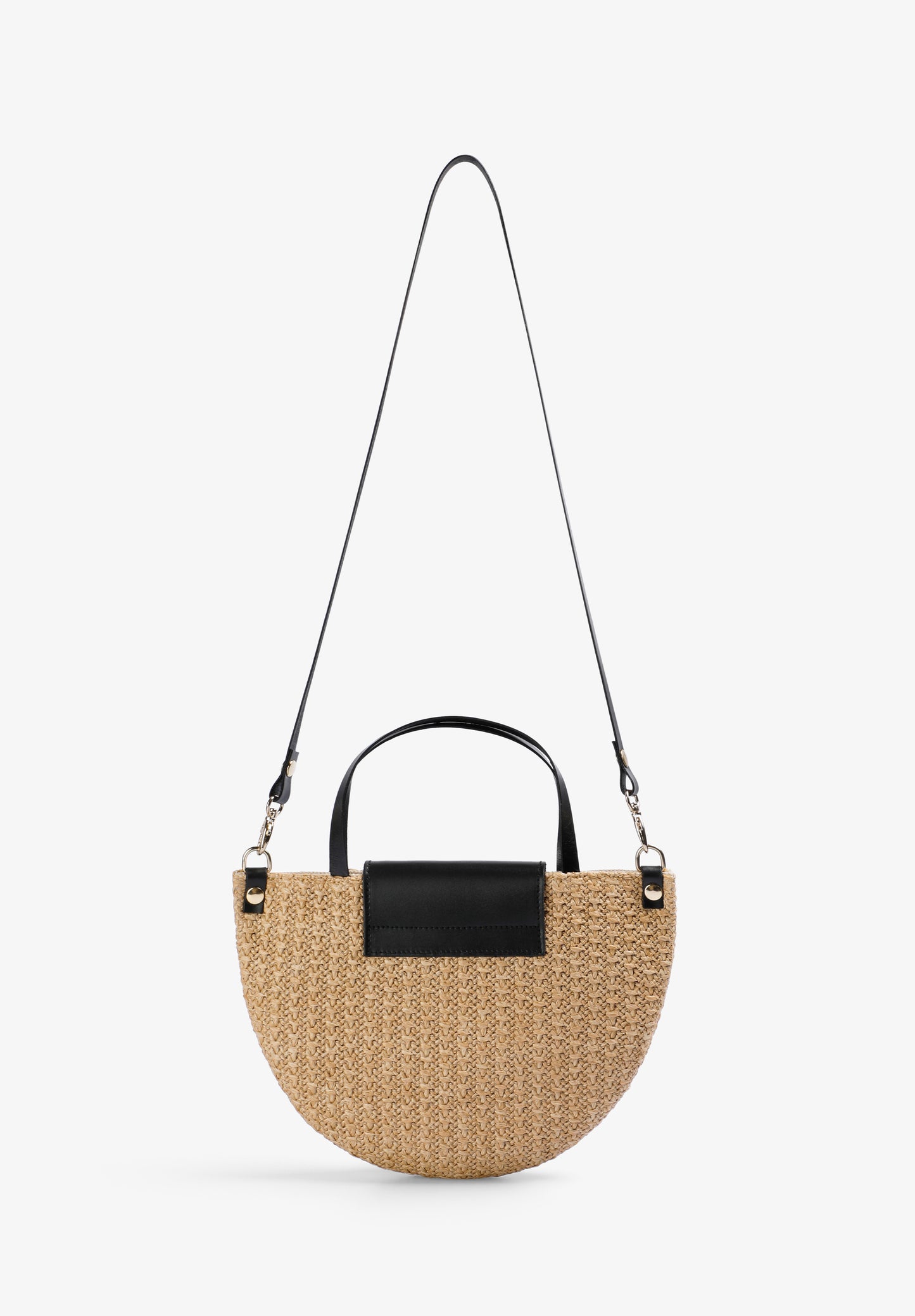 BOLSO RAFIA MEDIA LUNA