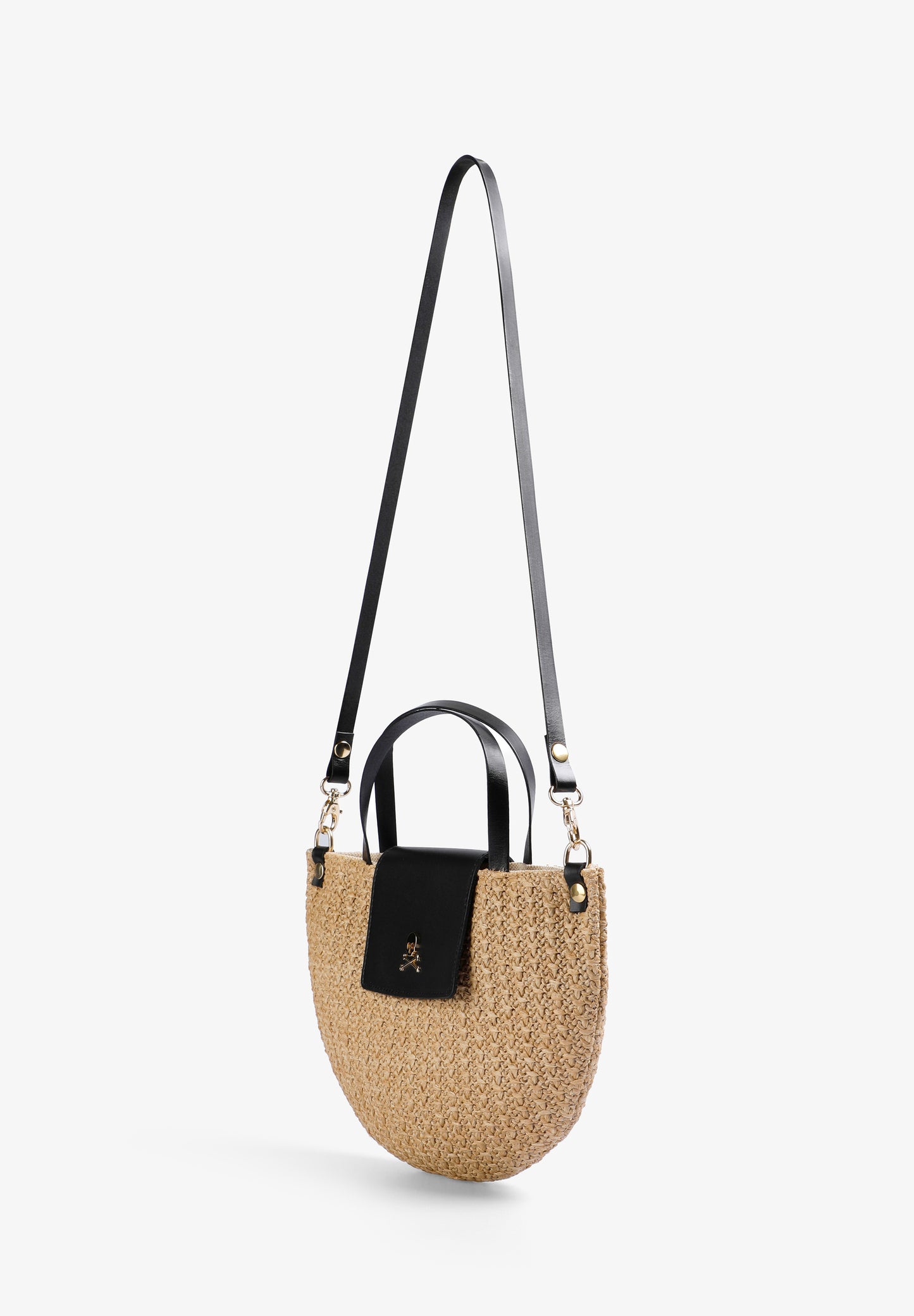 BOLSO RAFIA MEDIA LUNA