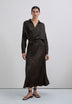 SCDARKMARBLEFOIL SKIRT