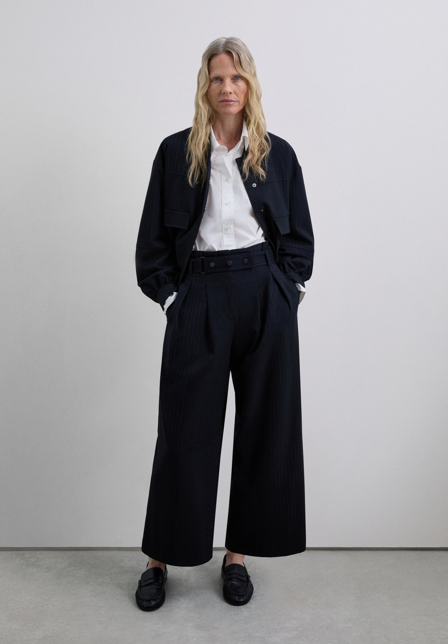 PANTALÓN CULOTTE RAYA DIPLOMÁTICA