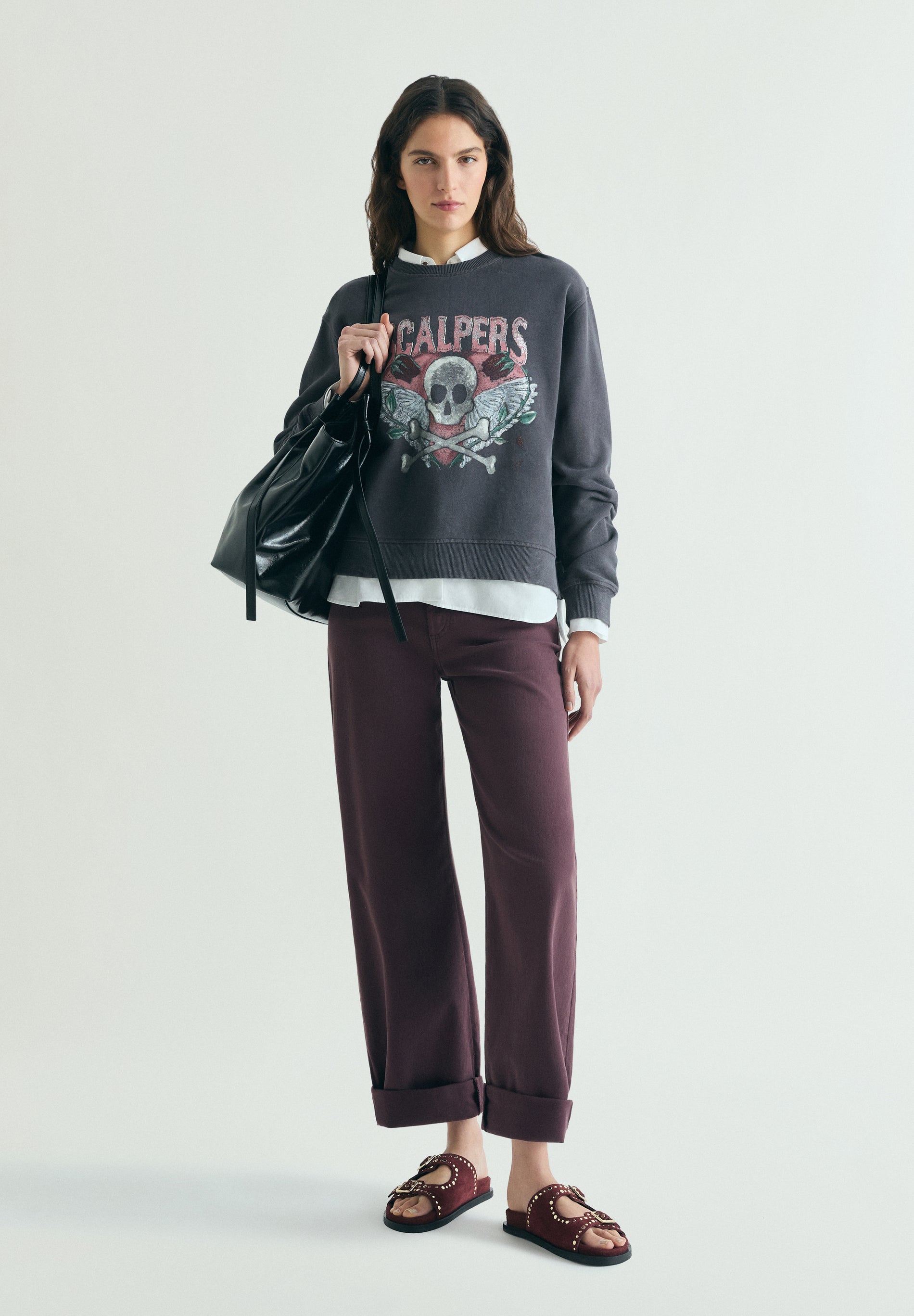 SUDADERA ESTAMPADA CALAVERA