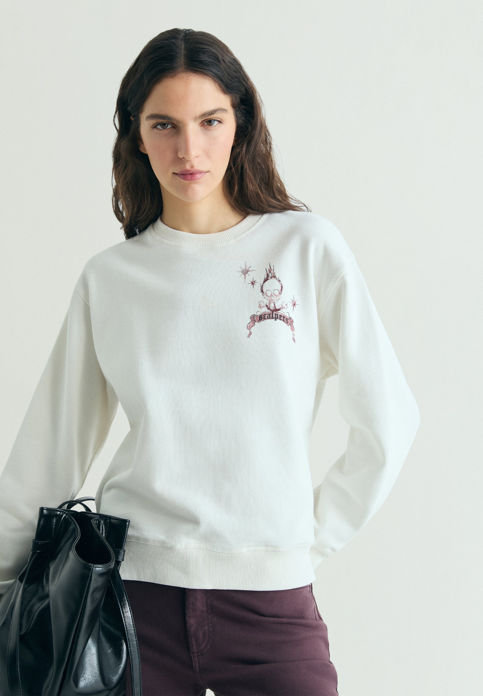 SUDADERA ESTAMPADA CALAVERA