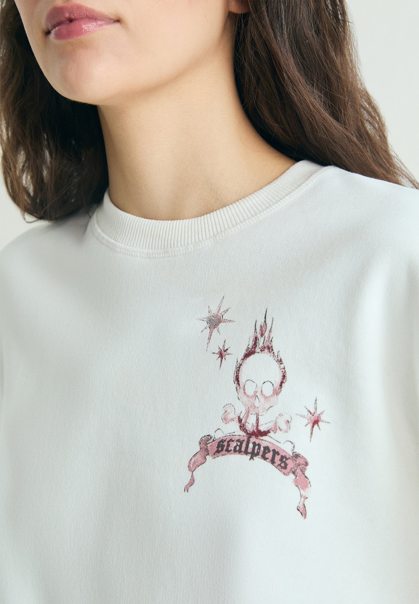 SUDADERA ESTAMPADA CALAVERA