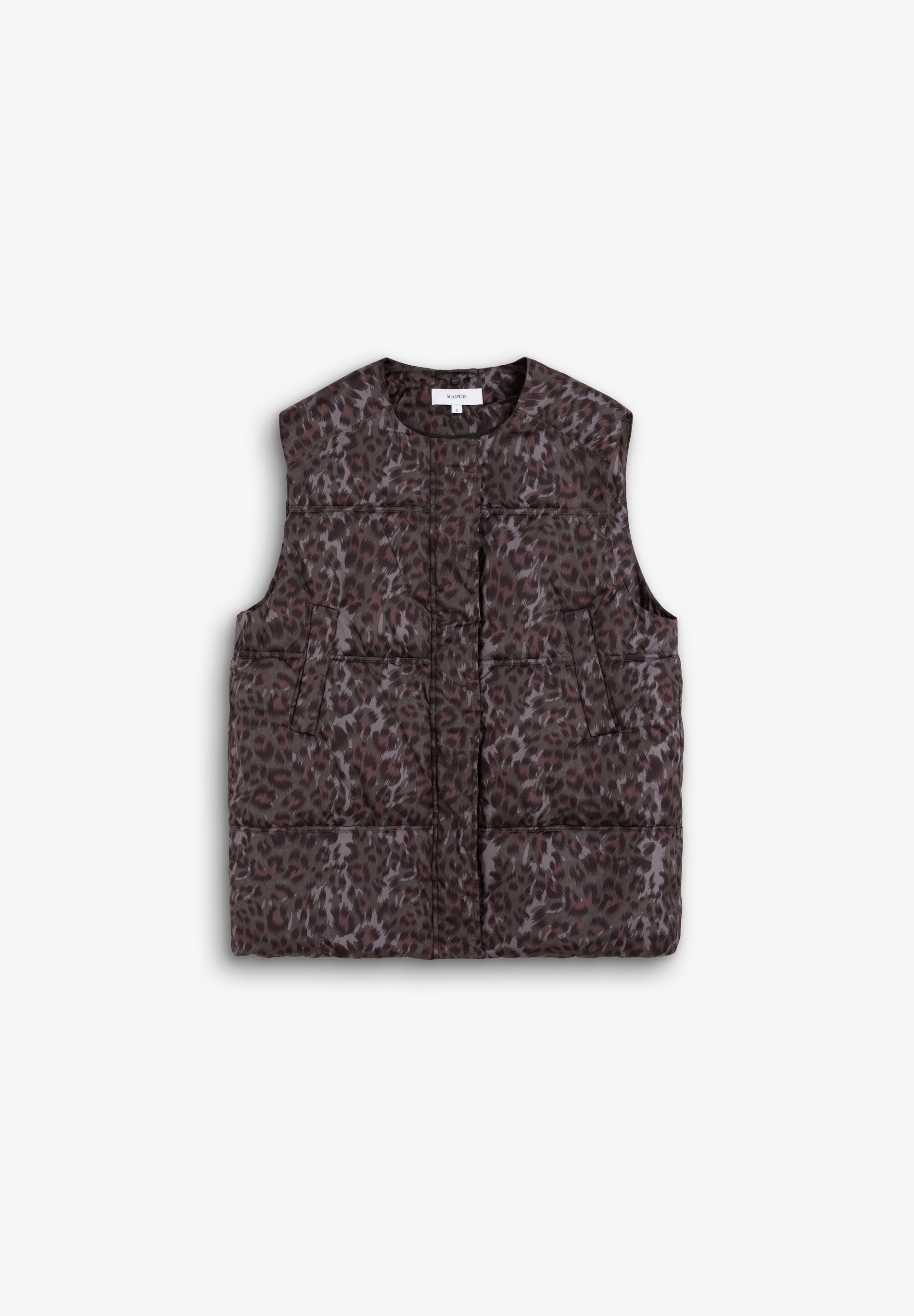 SCPRINTEDPUFF VEST