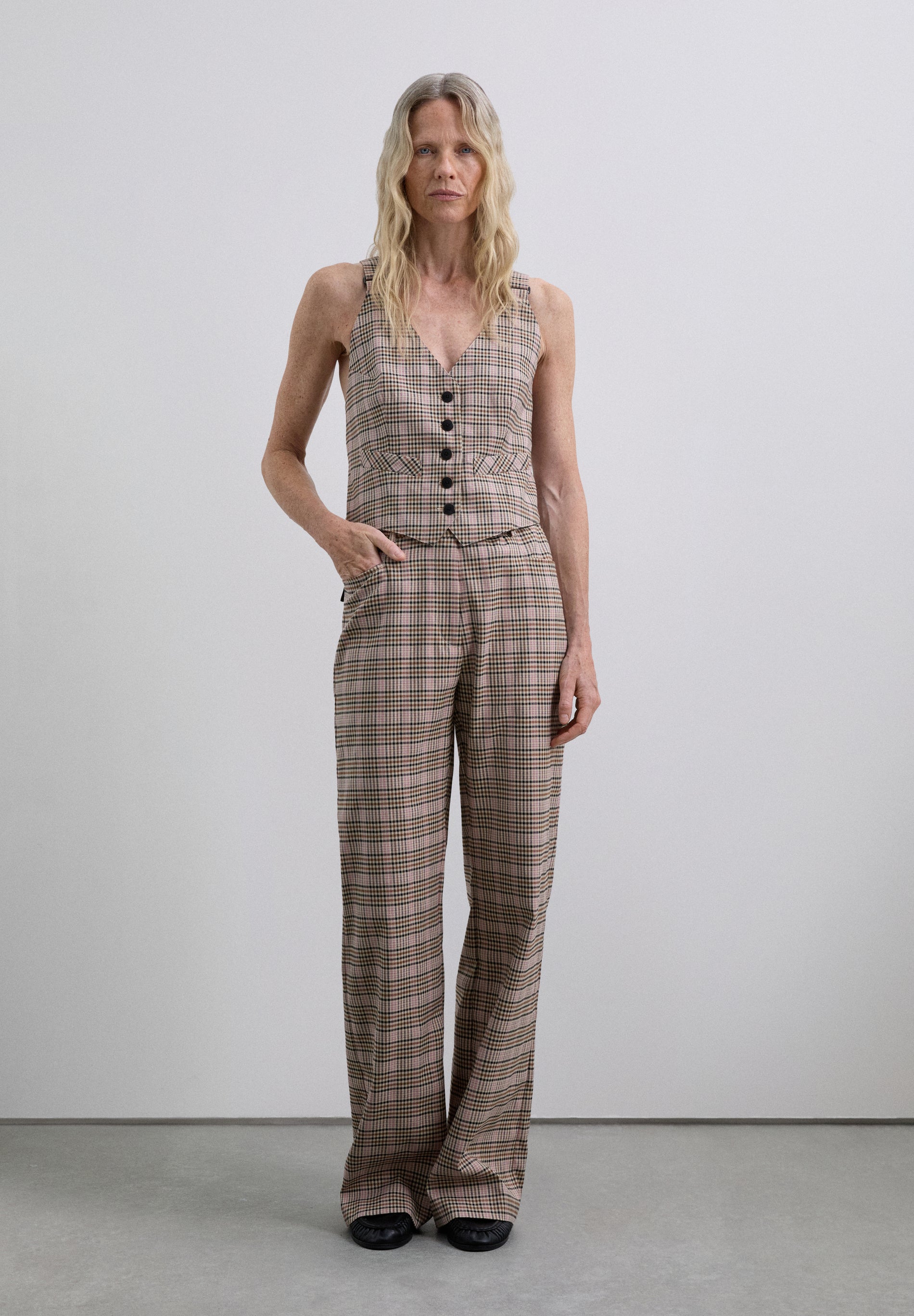 SCPINKCHECK PANT