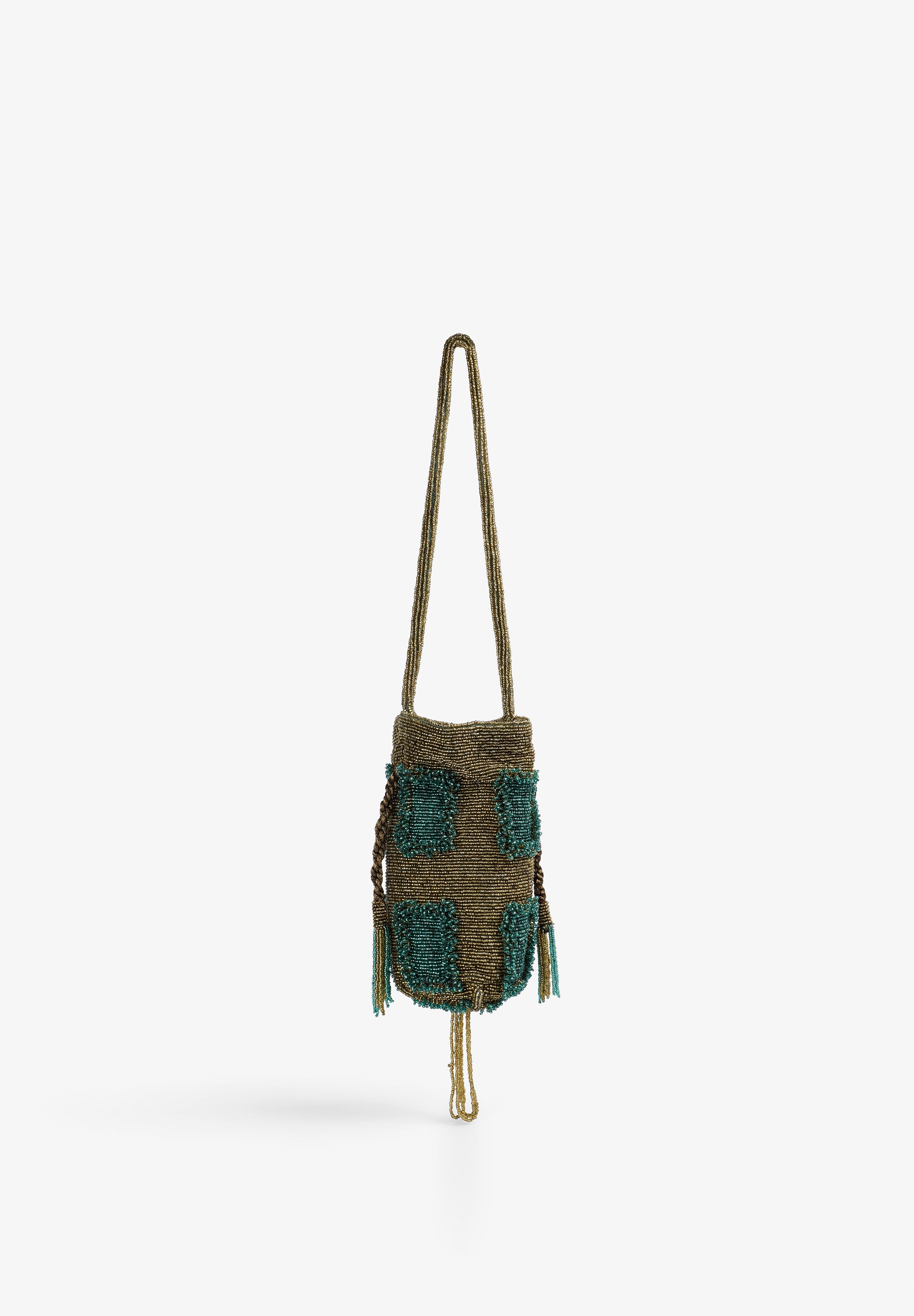 BOLSO BICOLOR CUENTAS - Scalpers