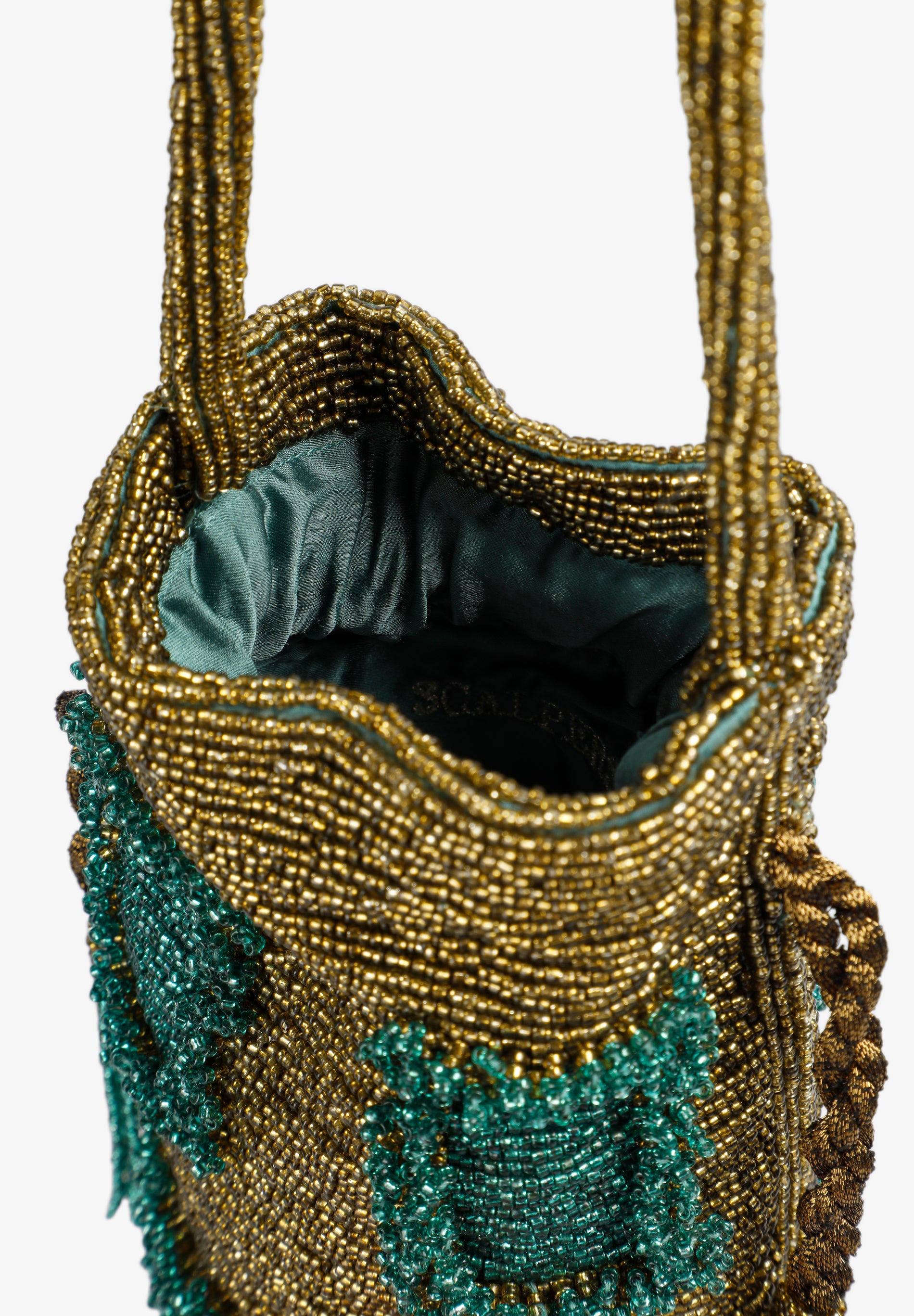 BOLSO BICOLOR CUENTAS - Scalpers