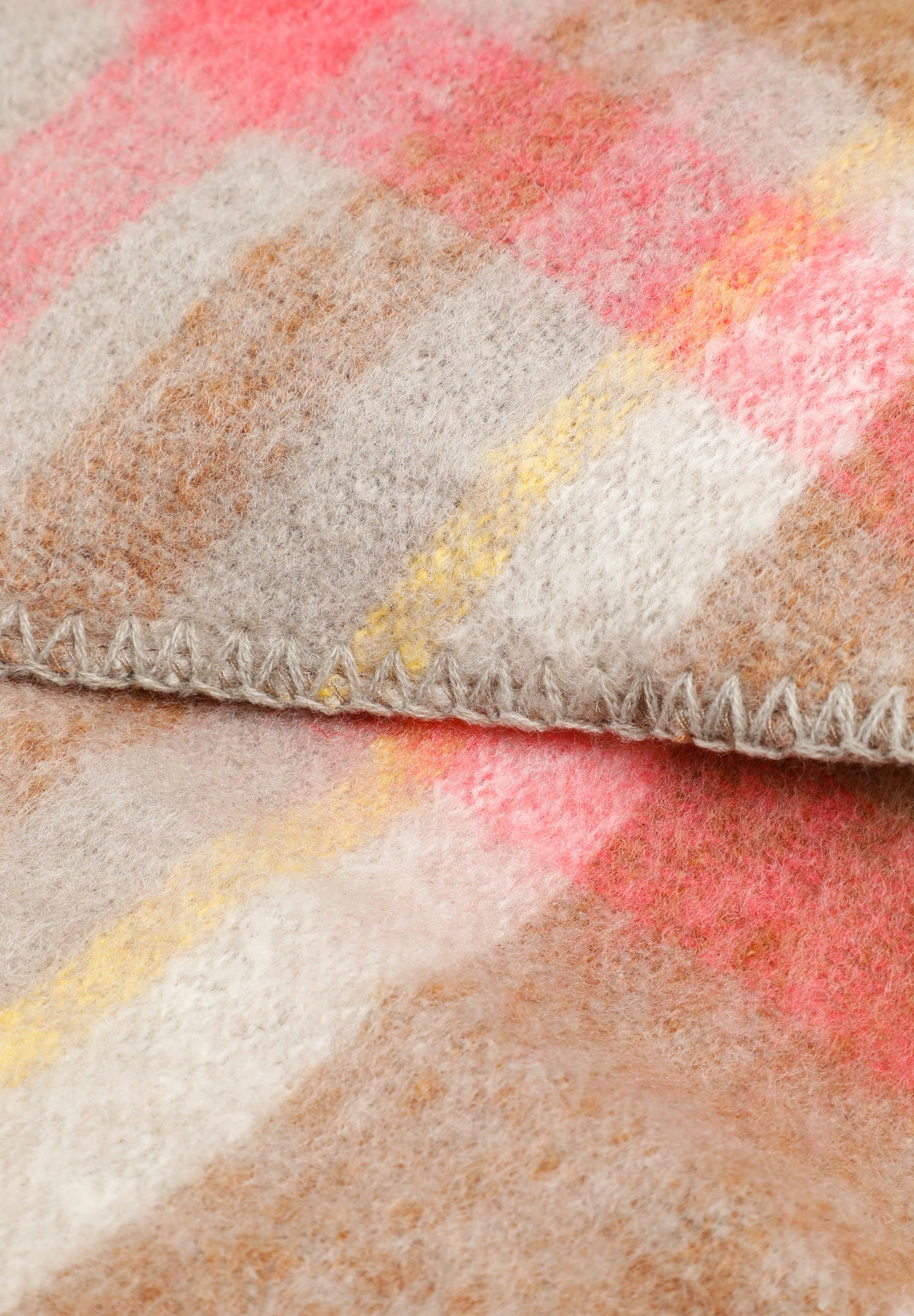 BUFANDA MEZCLA LANA CUADROS