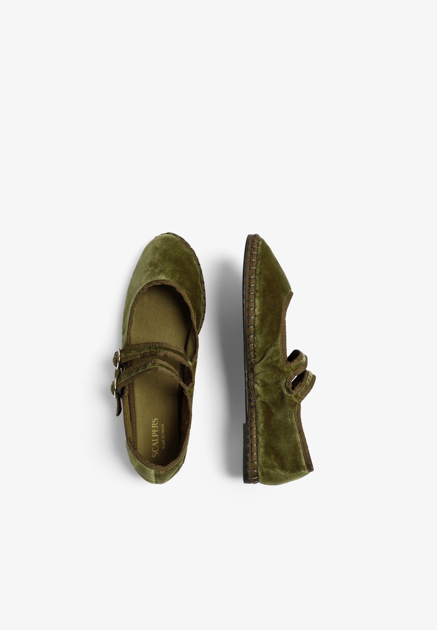 SCVELVETDOUBLESTRAP SLIPPER