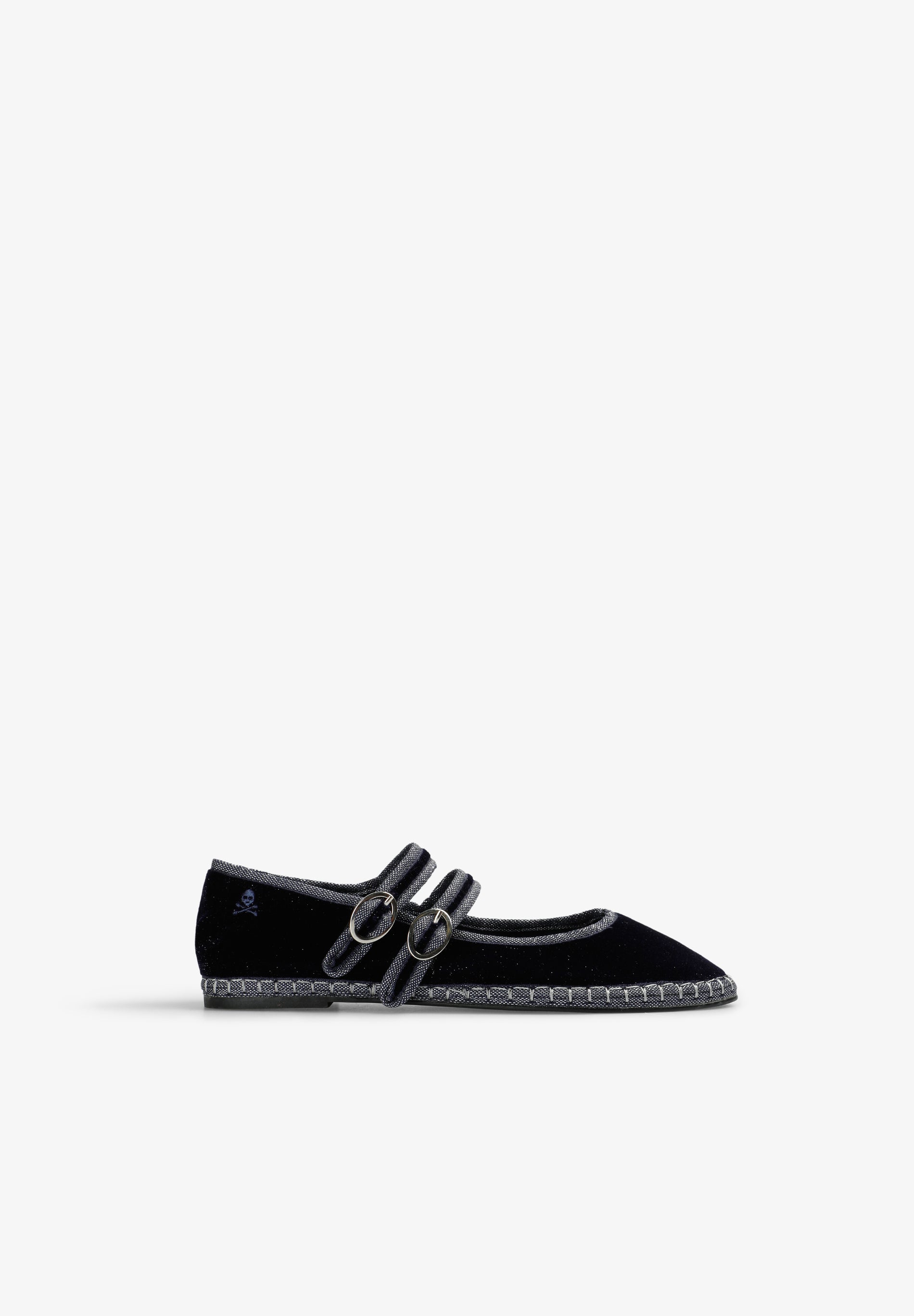 SCVELVETDOUBLESTRAP SLIPPER