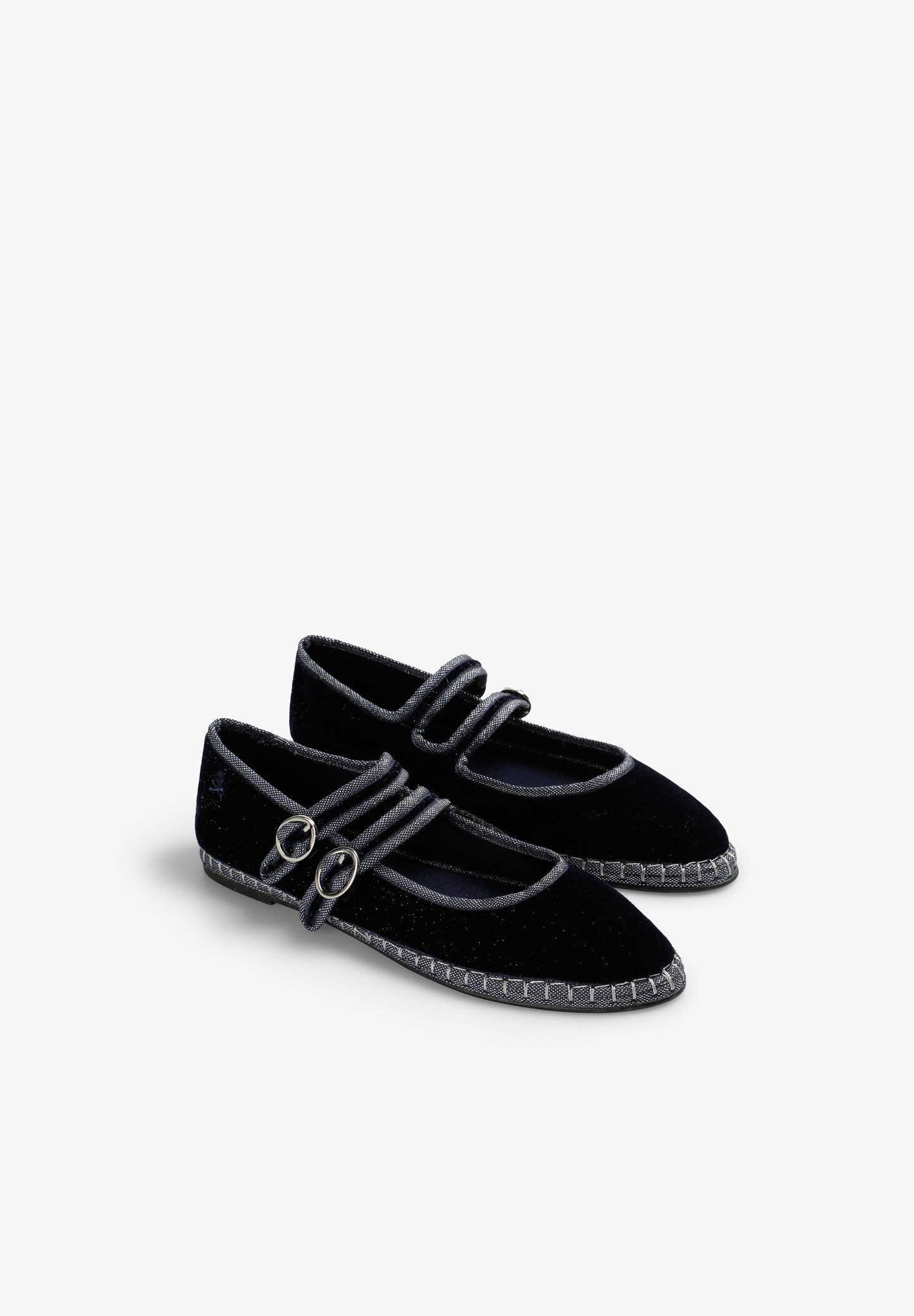 SCVELVETDOUBLESTRAP SLIPPER
