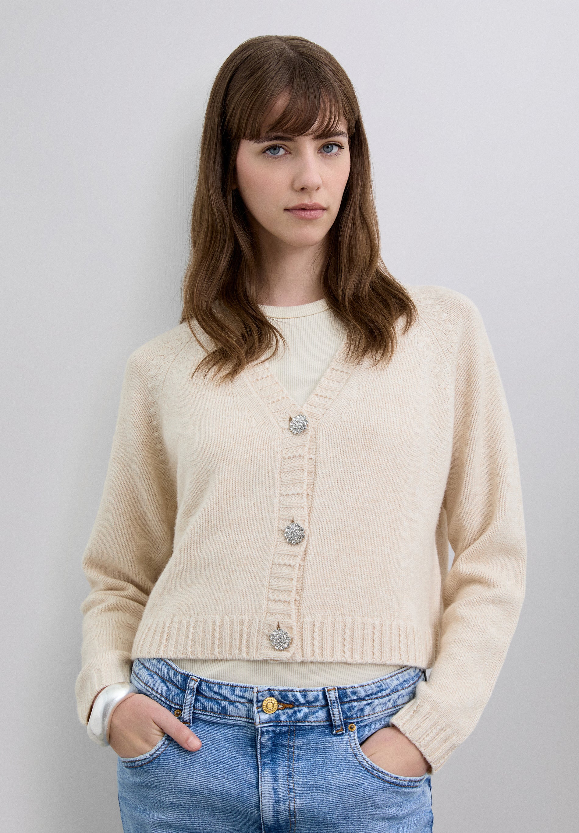 CÁRDIGAN BOTONES STRASS