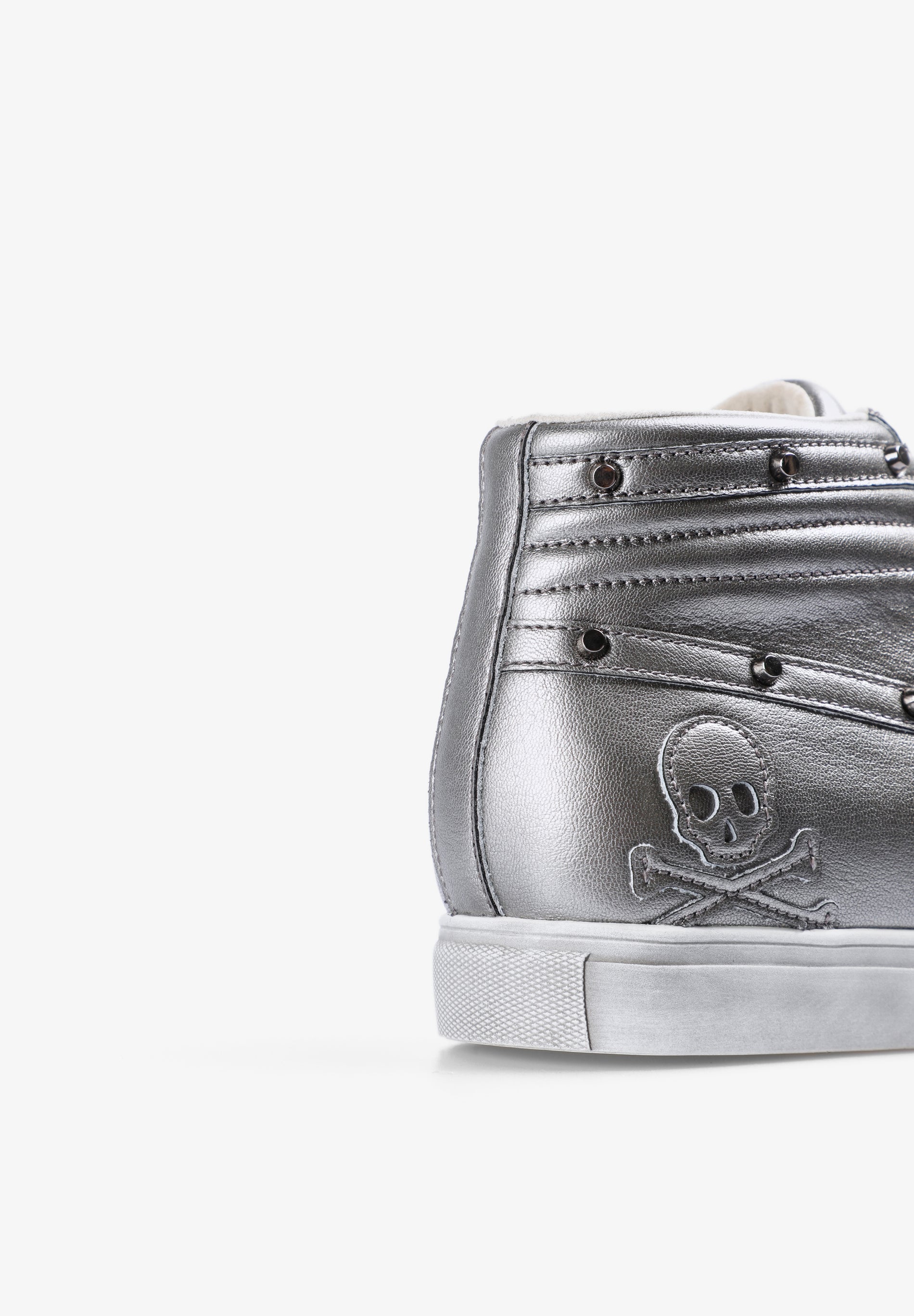 SNEAKERS ALTAS PIEL CALAVERA - Scalpers