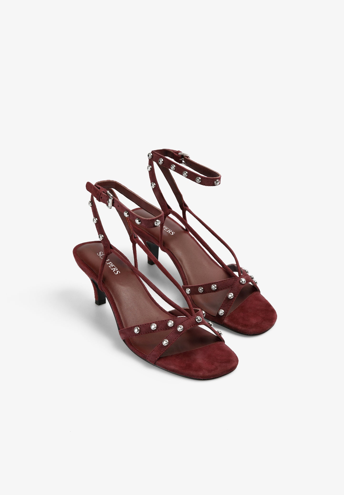 SANDALIA DE TACÓN CON STRASS