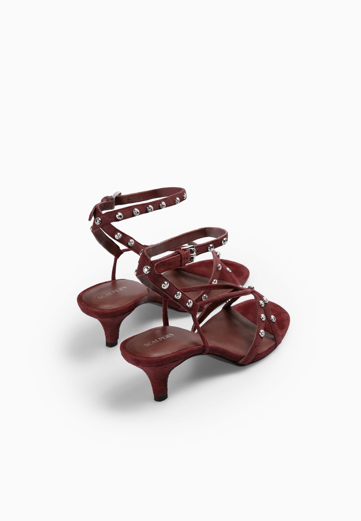 SANDALIA DE TACÓN CON STRASS