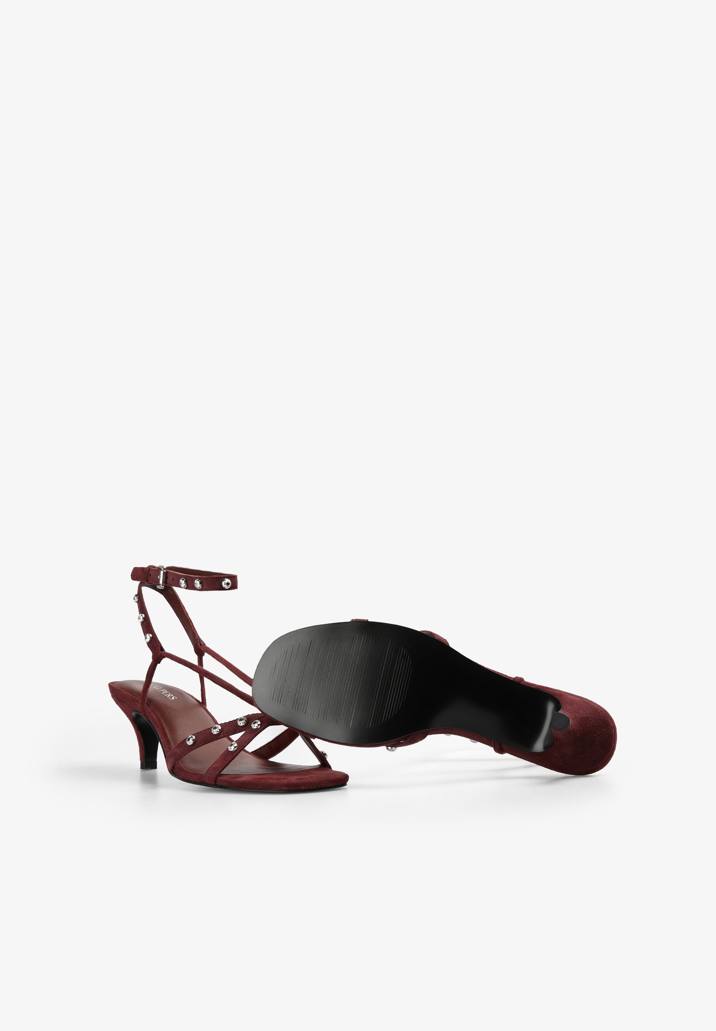 SANDALIA DE TACÓN CON STRASS