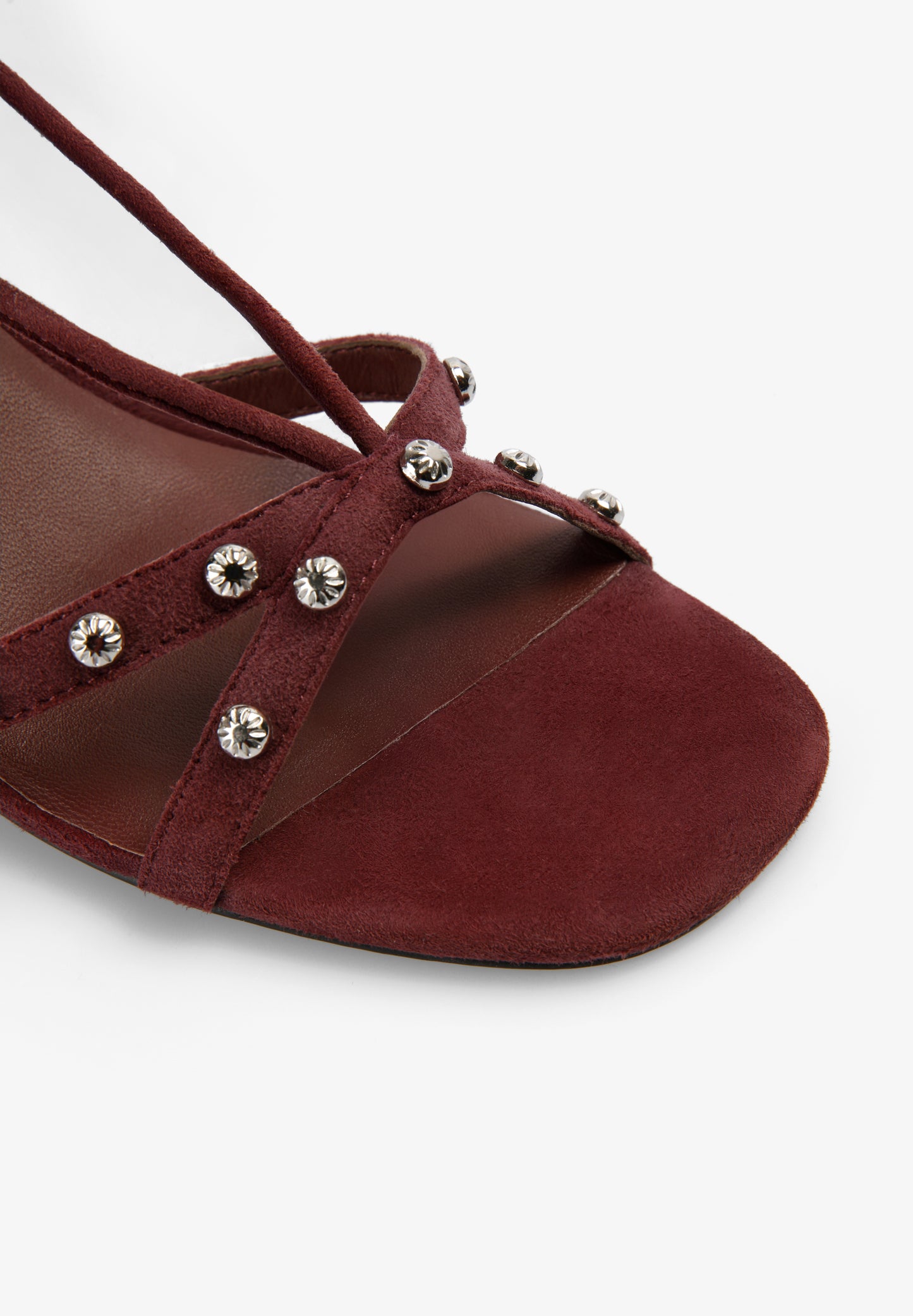 SANDALIA DE TACÓN CON STRASS