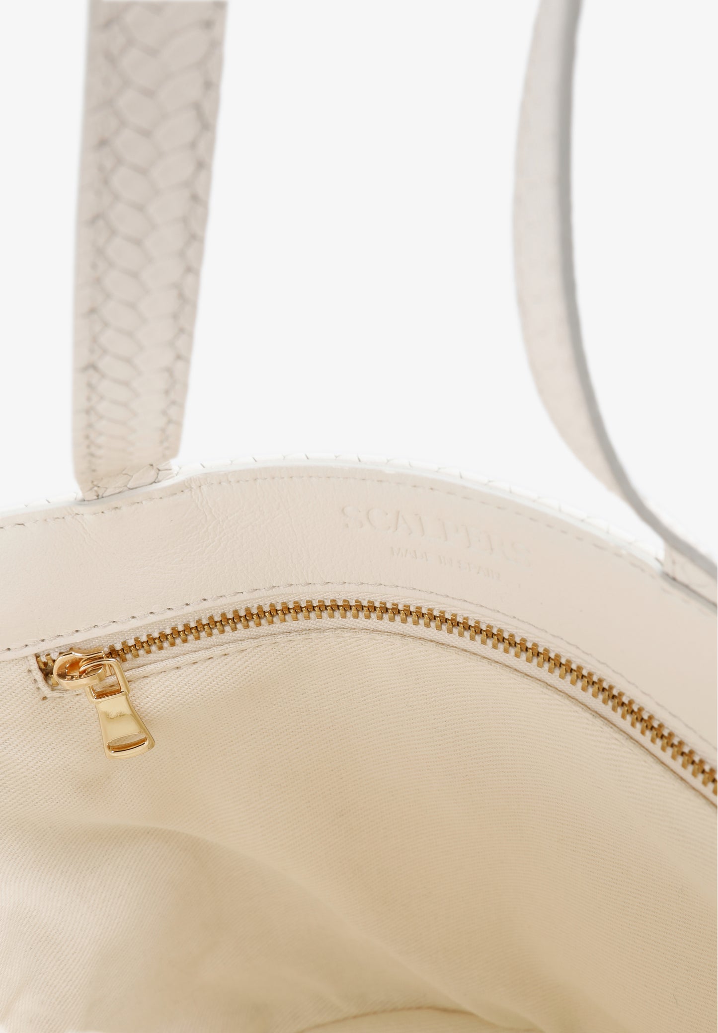 MINI CUBE WOVEN LEATHER BAG