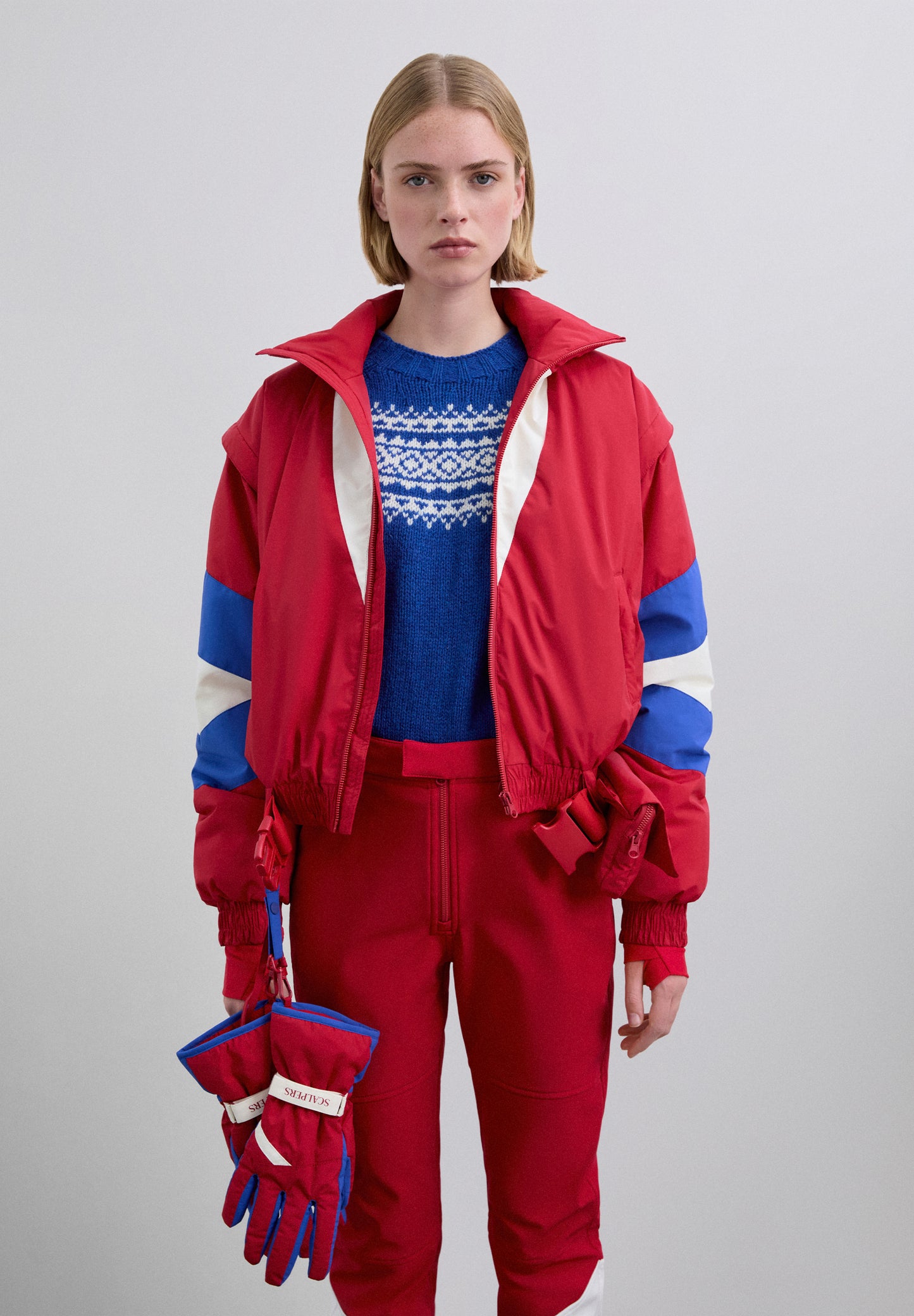 MONO DE ESQUÍ VINTAGE BICOLOR