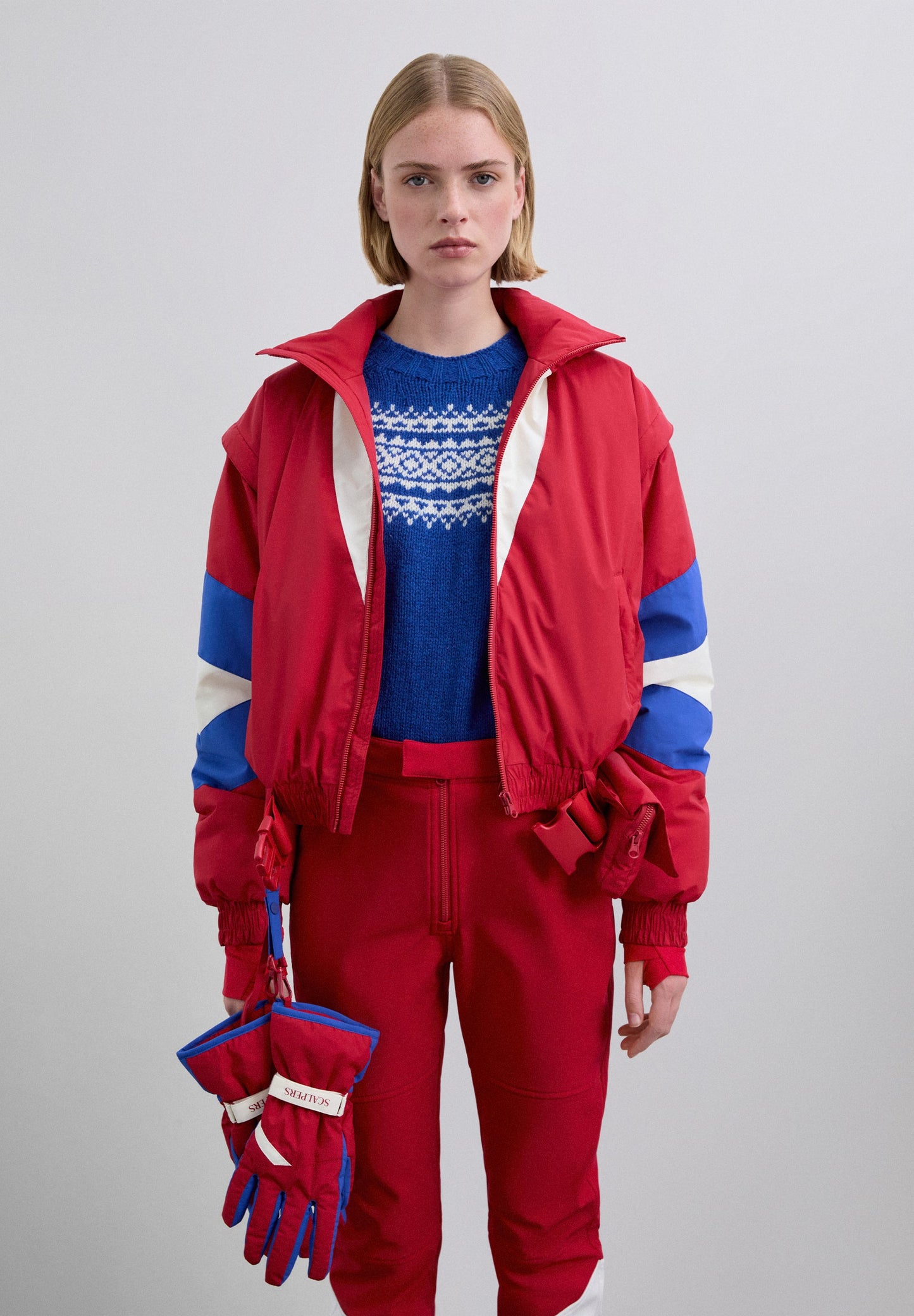 MONO DE ESQUÍ VINTAGE BICOLOR