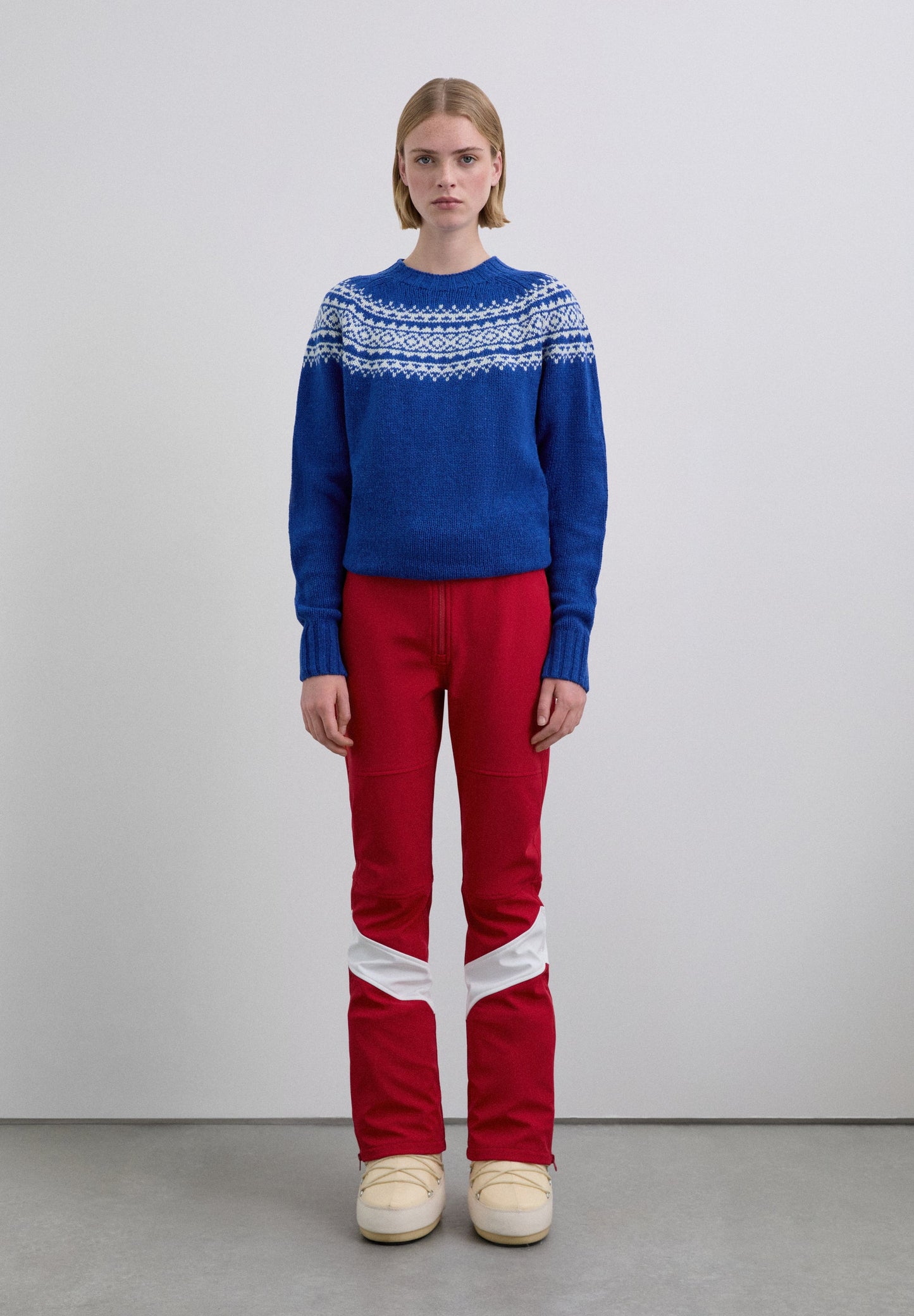 MONO DE ESQUÍ VINTAGE BICOLOR