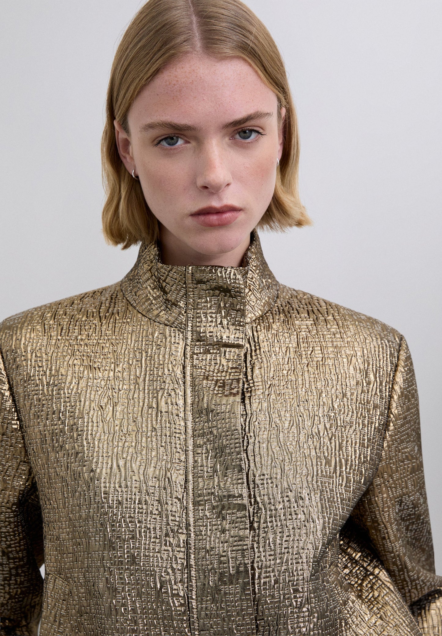 CHAQUETA BOMBER JACQUARD