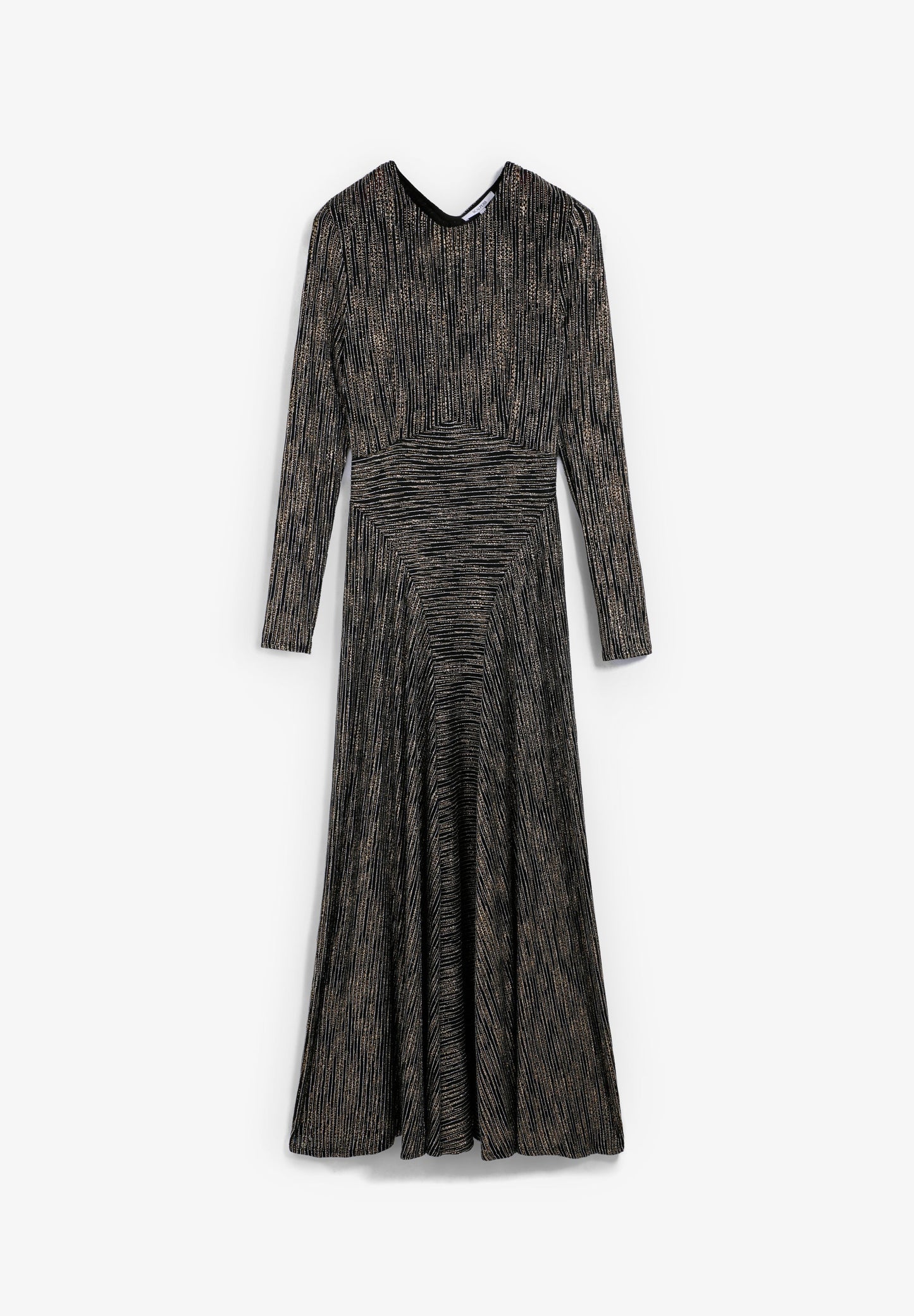 VESTIDO RAYAS METALIZADO