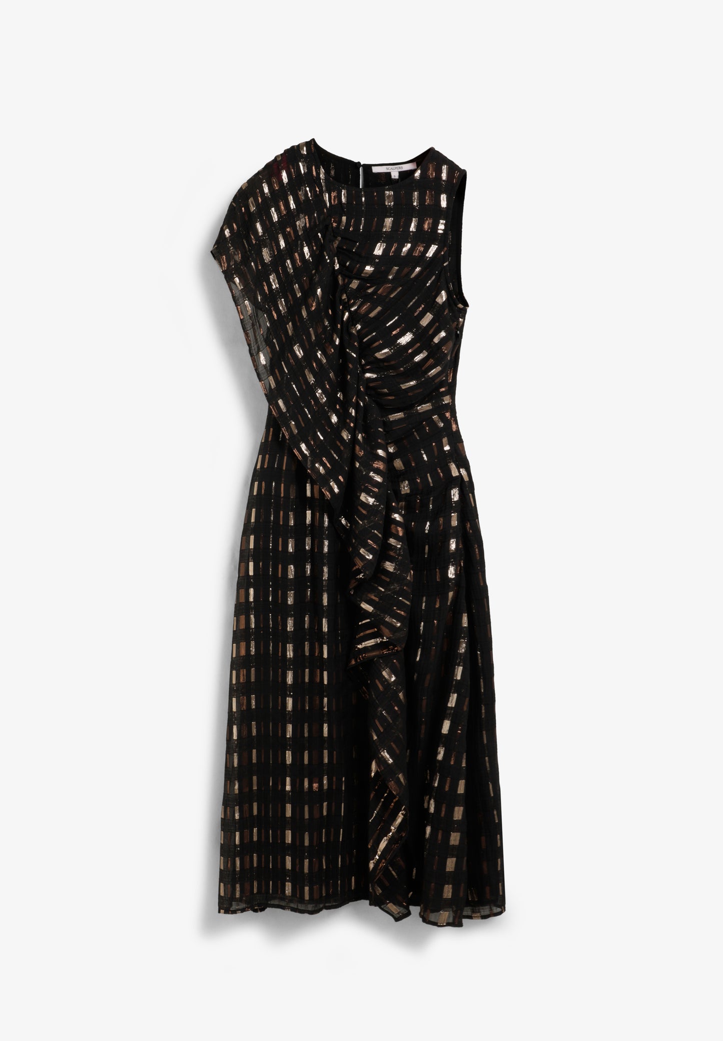 XM SCRUFFLEDRAPE DRESS