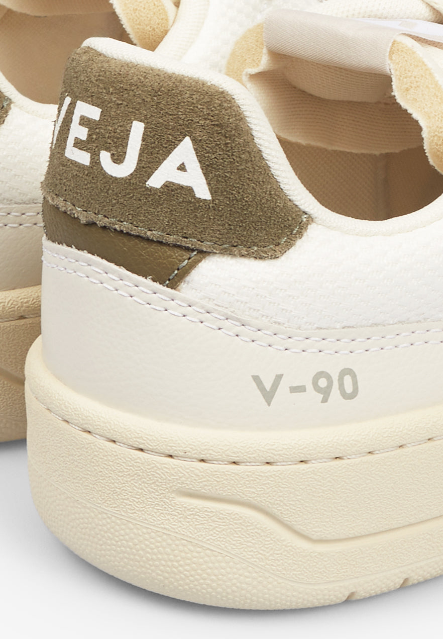 VEJA | V-90 B-MESH WHITE_KAKI - Scalpers