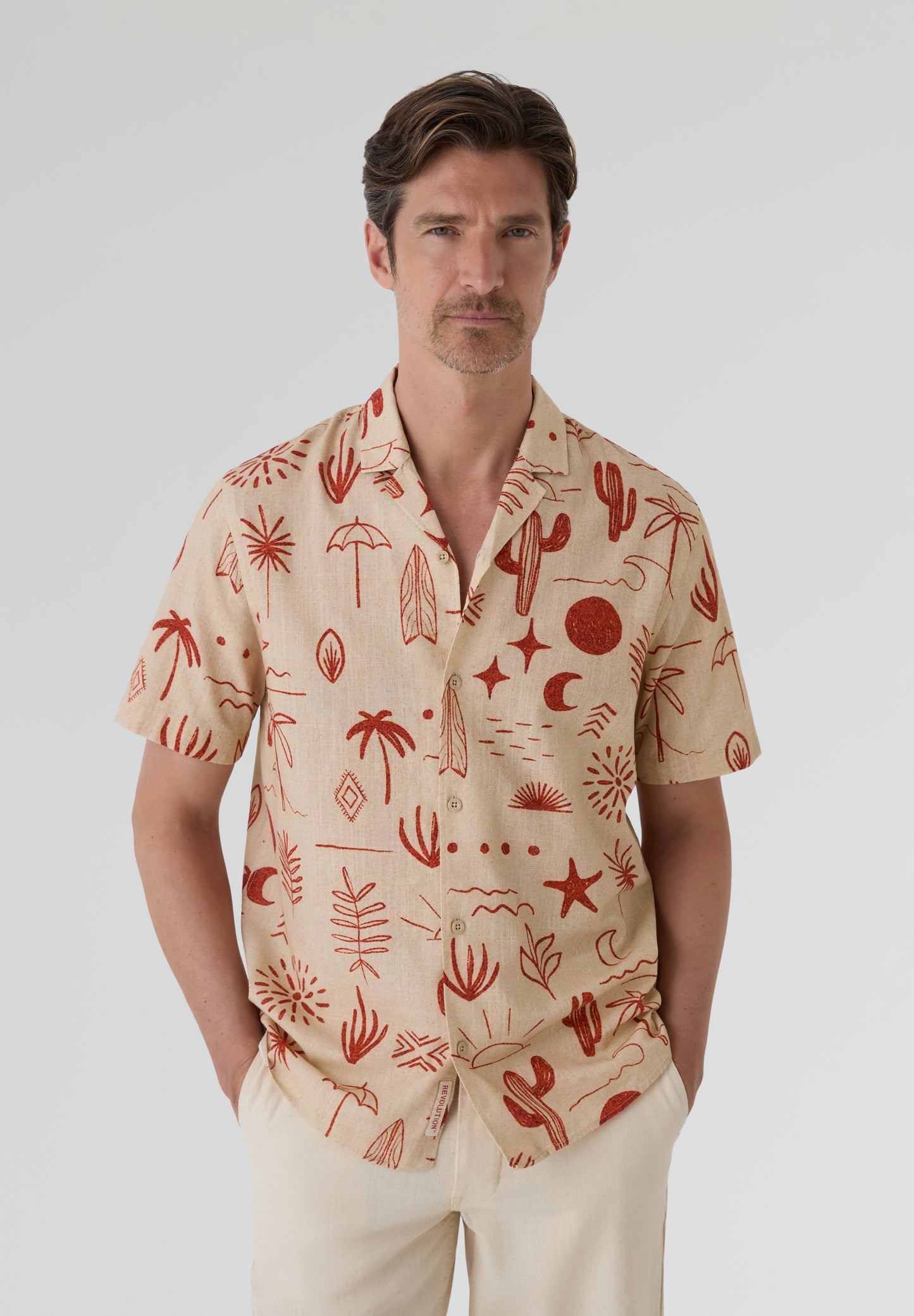 REVOLUTION | CAMISA SHORT-SLEEVED CUBAN