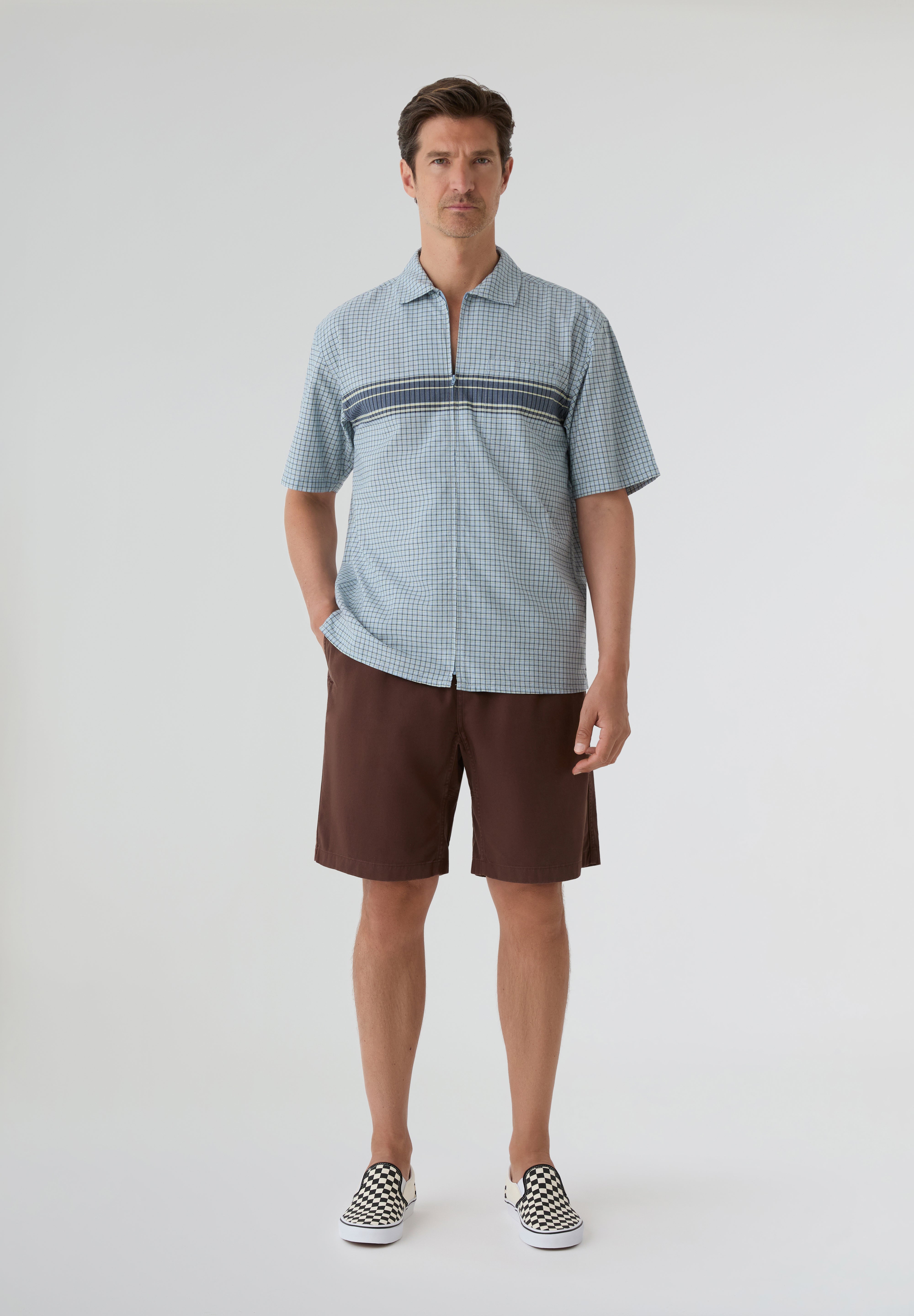 GRAMICCI | ZIP UP WAVE SHIRT