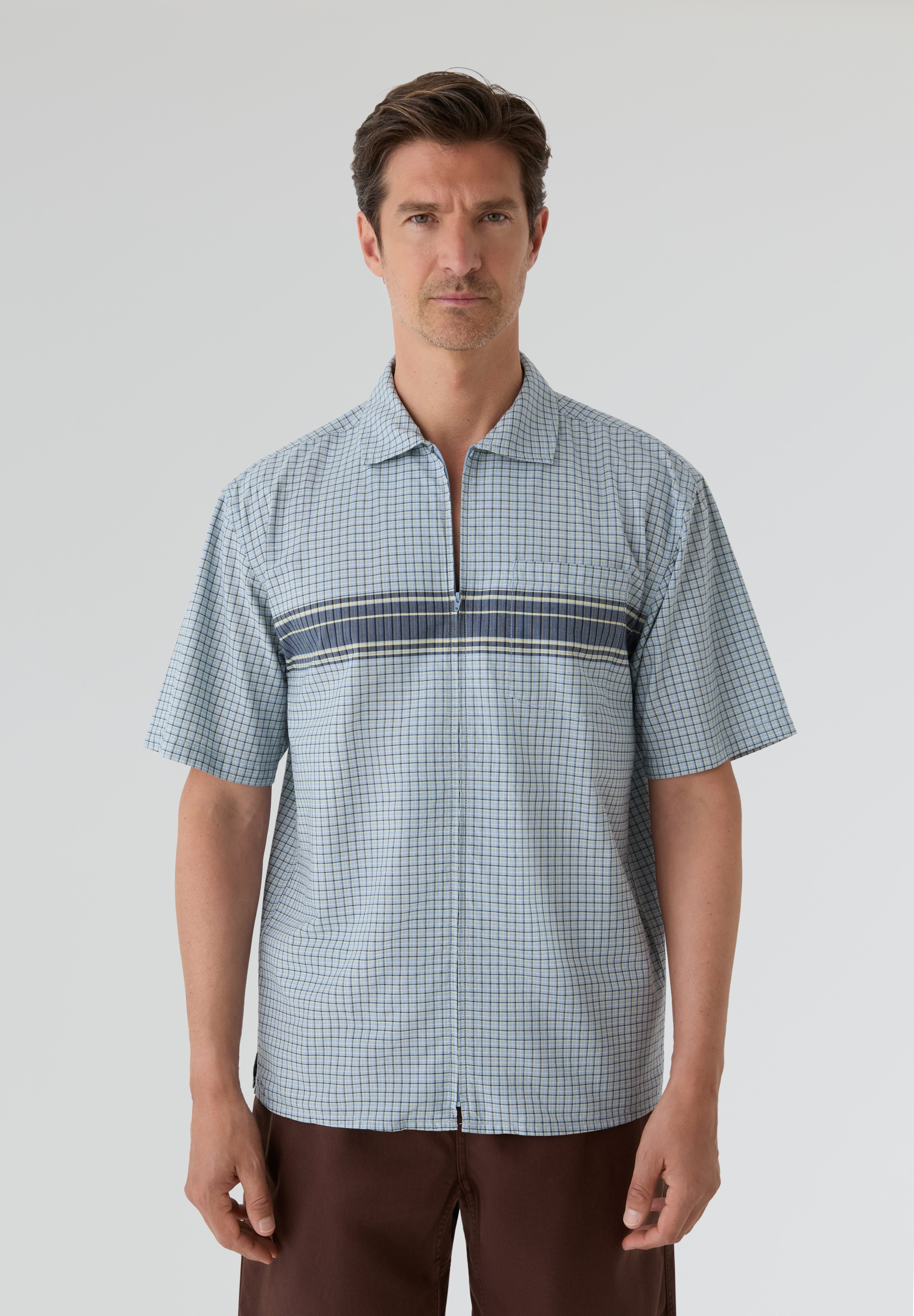 GRAMICCI | ZIP UP WAVE SHIRT