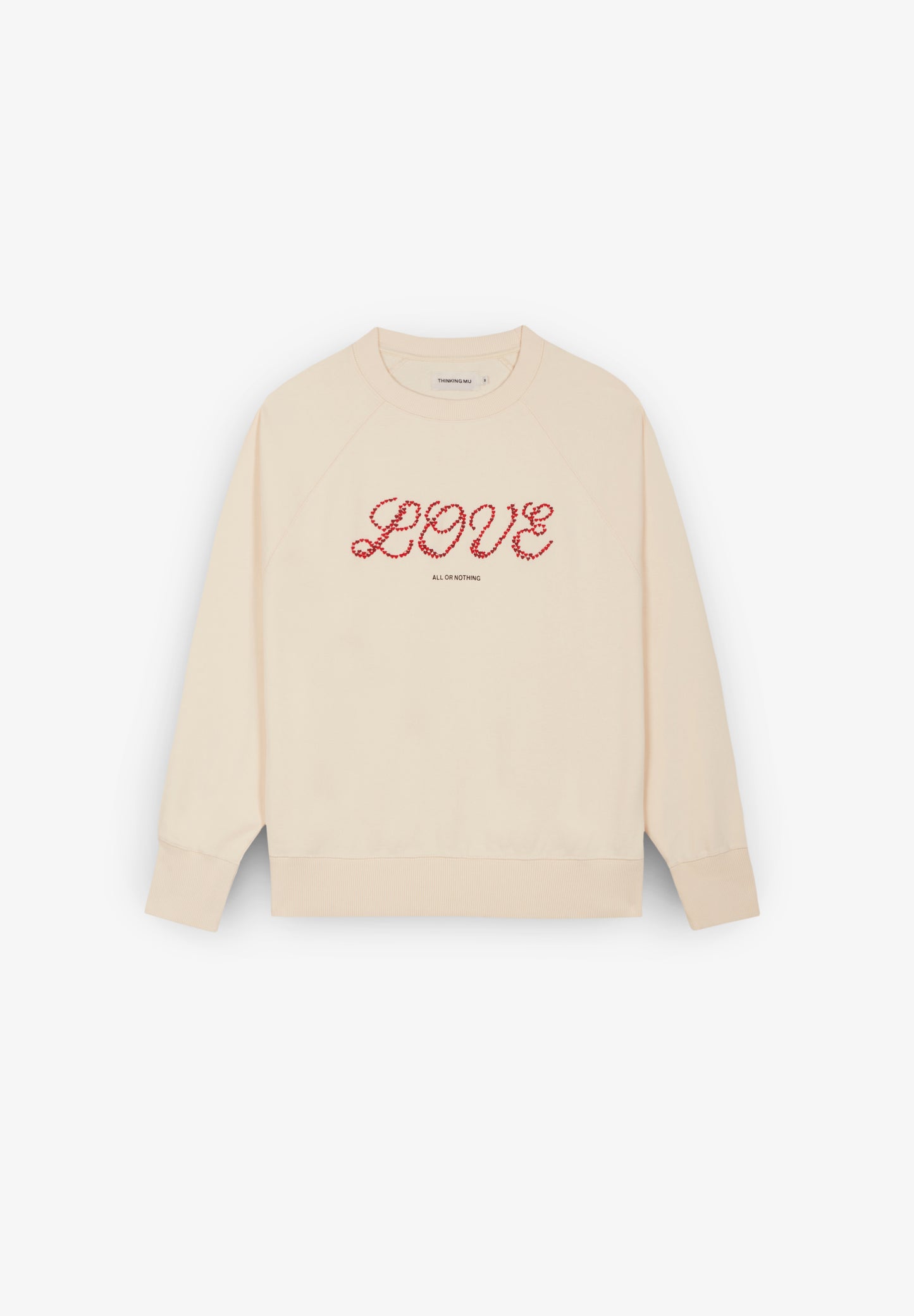 THINKING MU | SUDADERA LOVE HEART MUJER