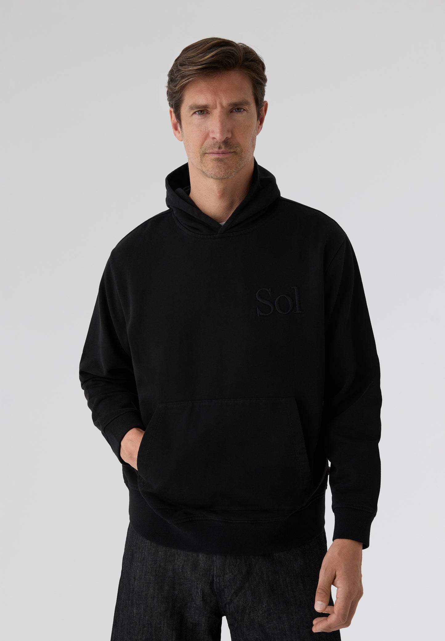 THINKING MU | SUDADERA CAPUCHA SOL TYPE HOMBRE