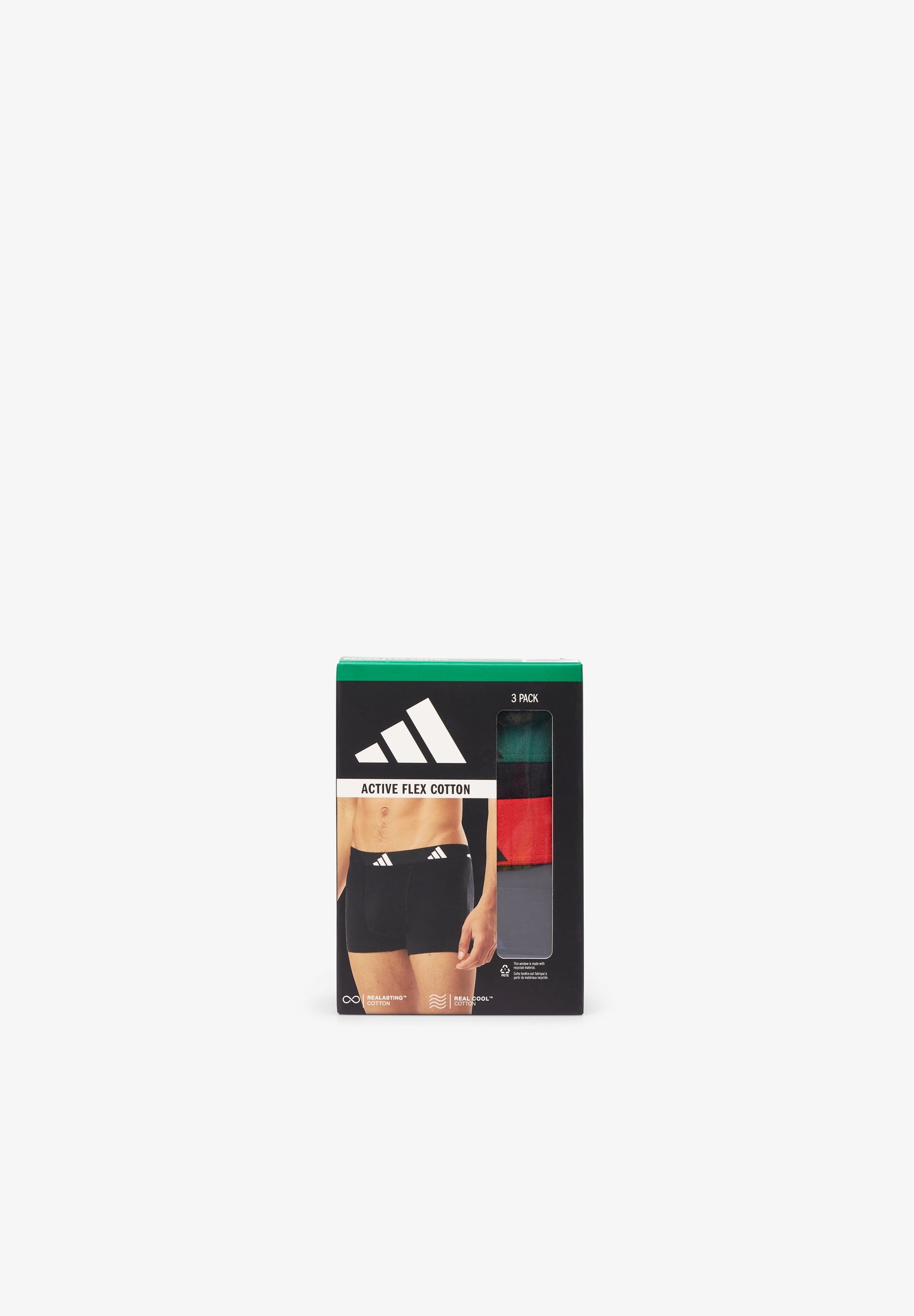 ADIDAS | PACK BOXER ACTIVE FLEX COTTON