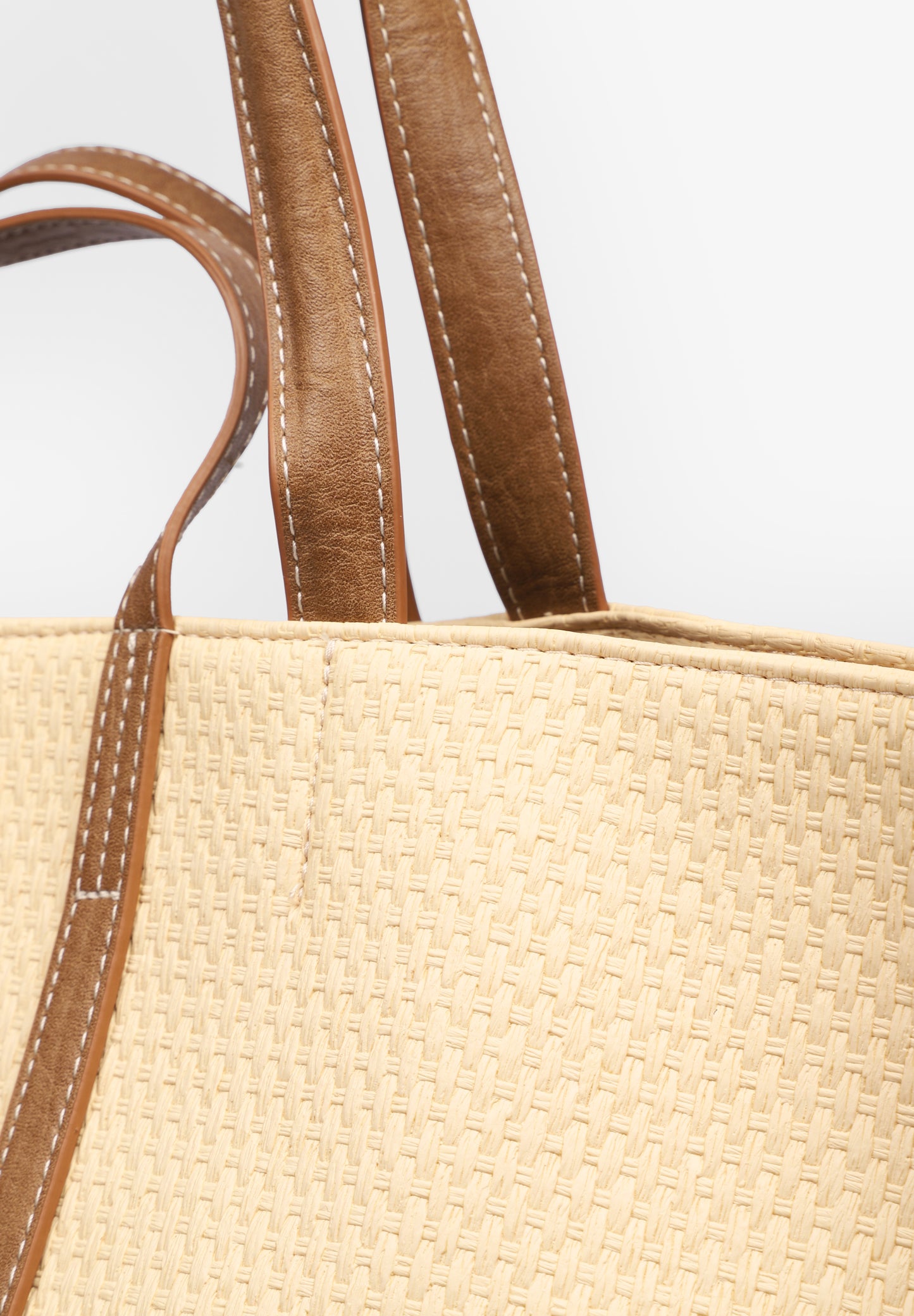 HVISK | BOLSO TOWNY RAFFIA